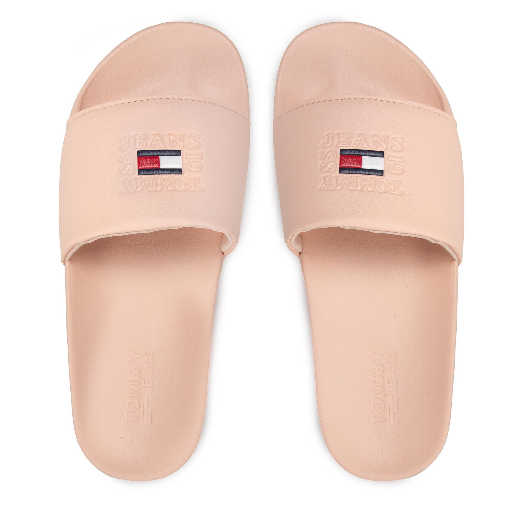 Tommy Jeans Чехли Printed Pool Slide EN0EN01826 Розов - Pepit.bg