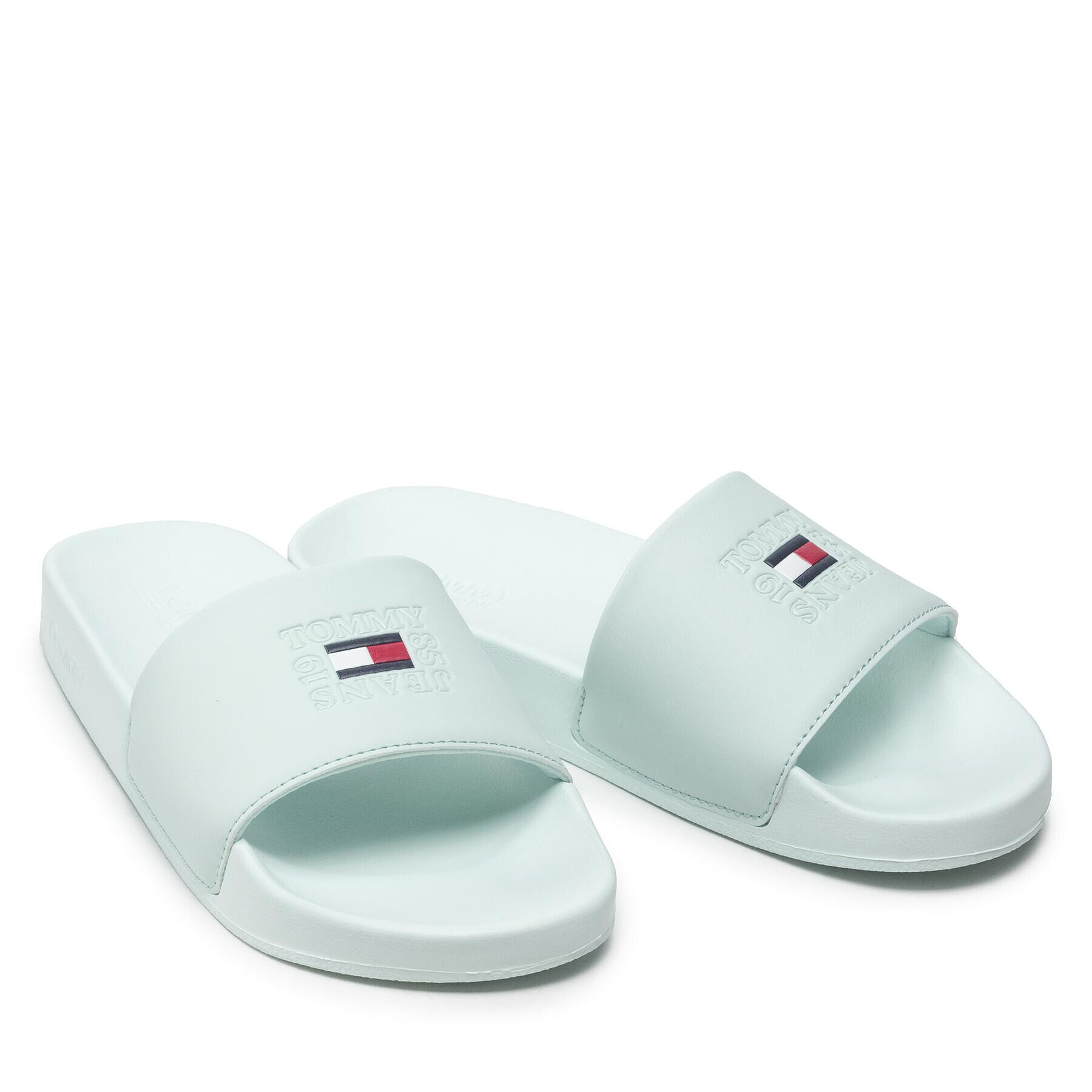 Tommy Jeans Чехли Printed Pool Slide EN0EN01826 Син - Pepit.bg