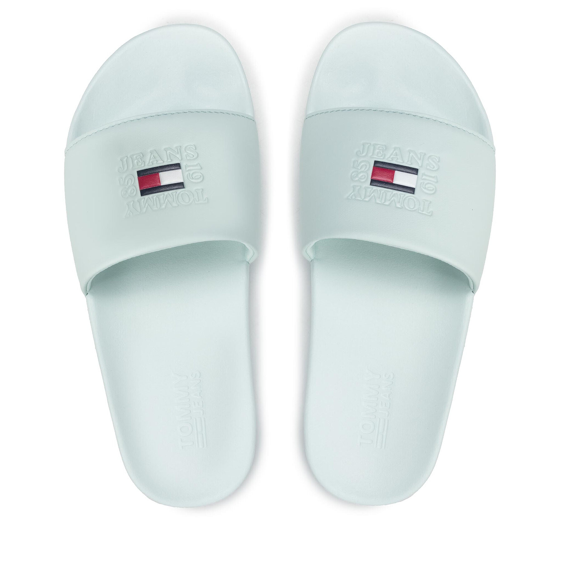 Tommy Jeans Чехли Printed Pool Slide EN0EN01826 Син - Pepit.bg