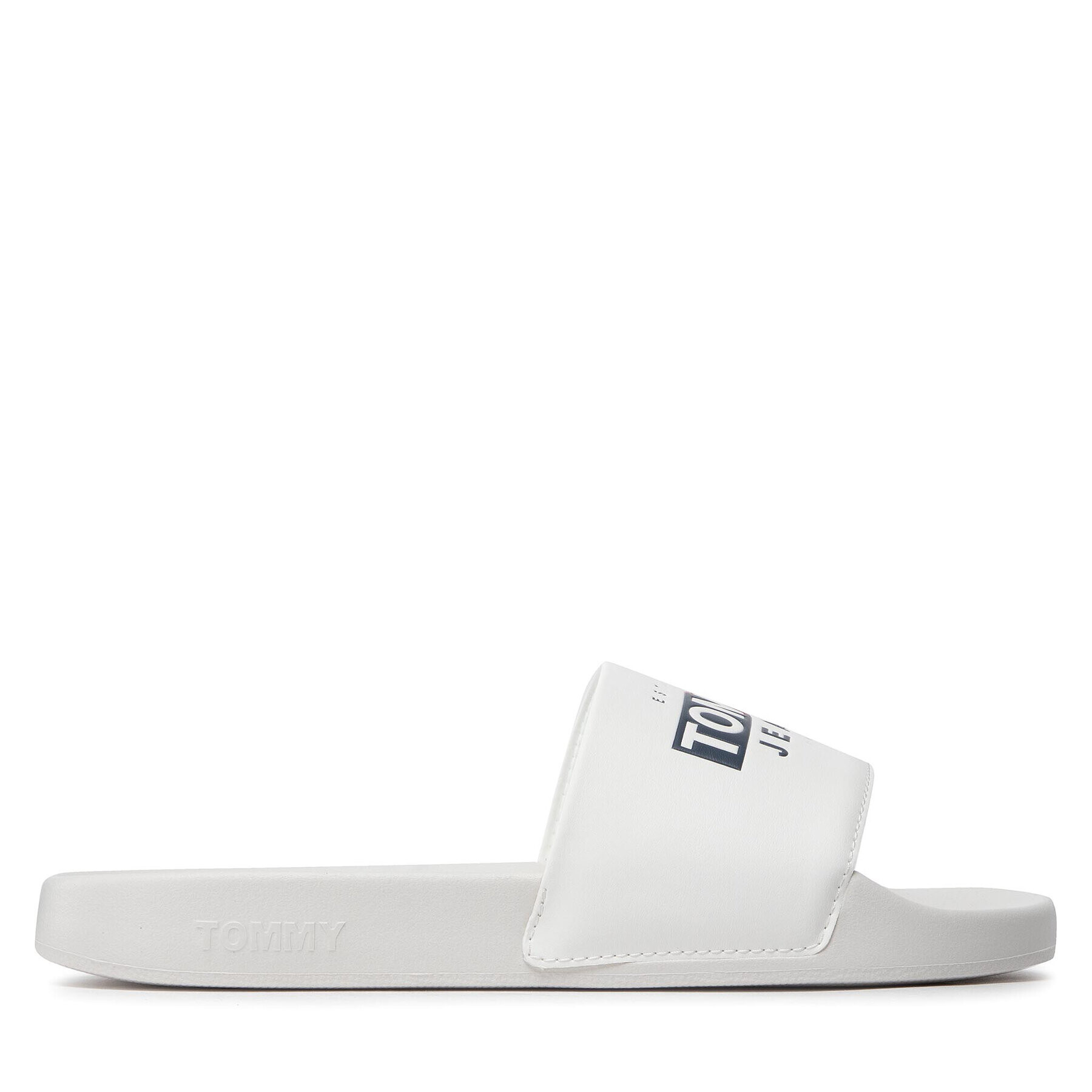 Tommy Jeans Чехли Seasonal Poolslide EM0EM01031 Бял - Pepit.bg