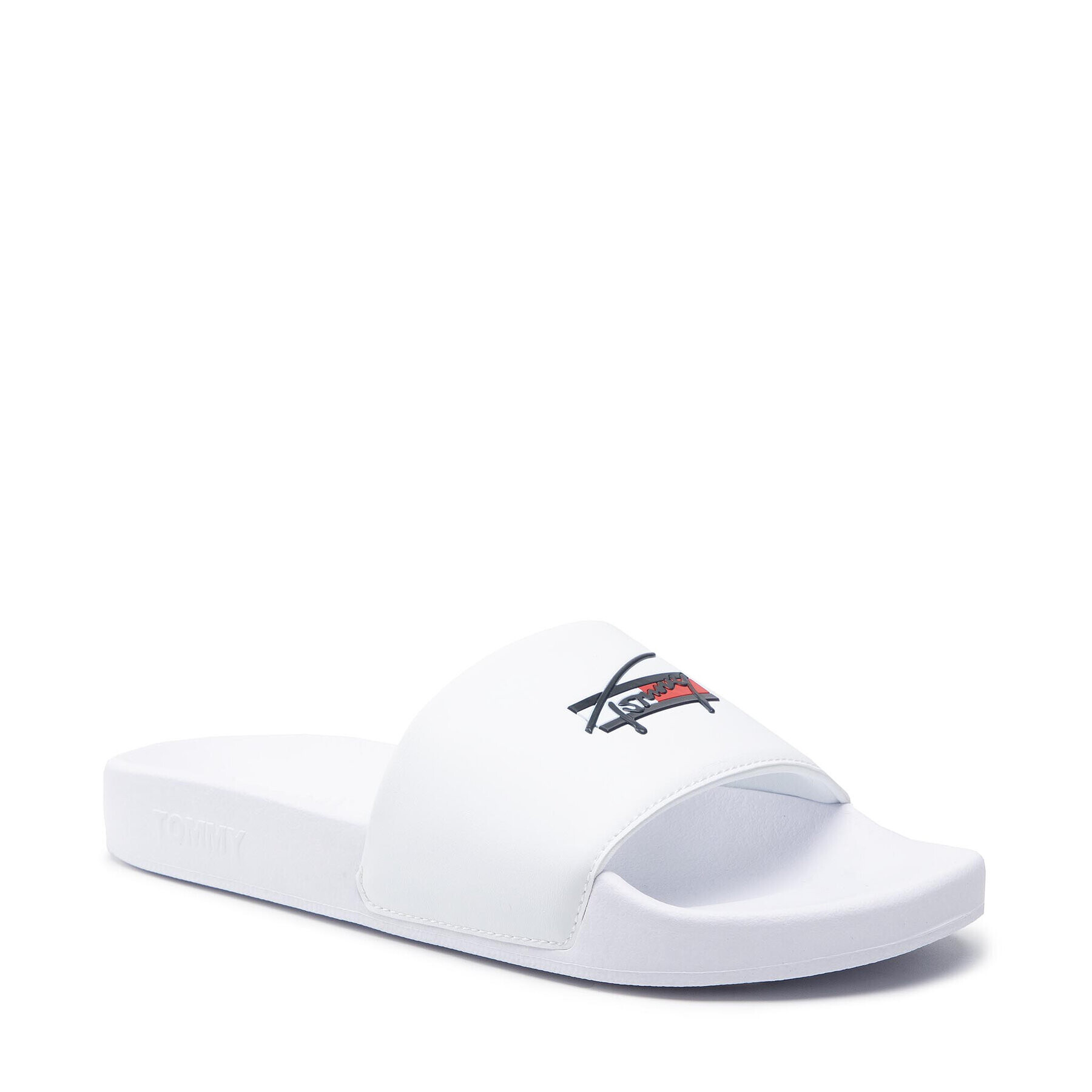 Tommy Jeans Чехли Signature Mens Pool Slide EM0EM00729YBR Бял - Pepit.bg