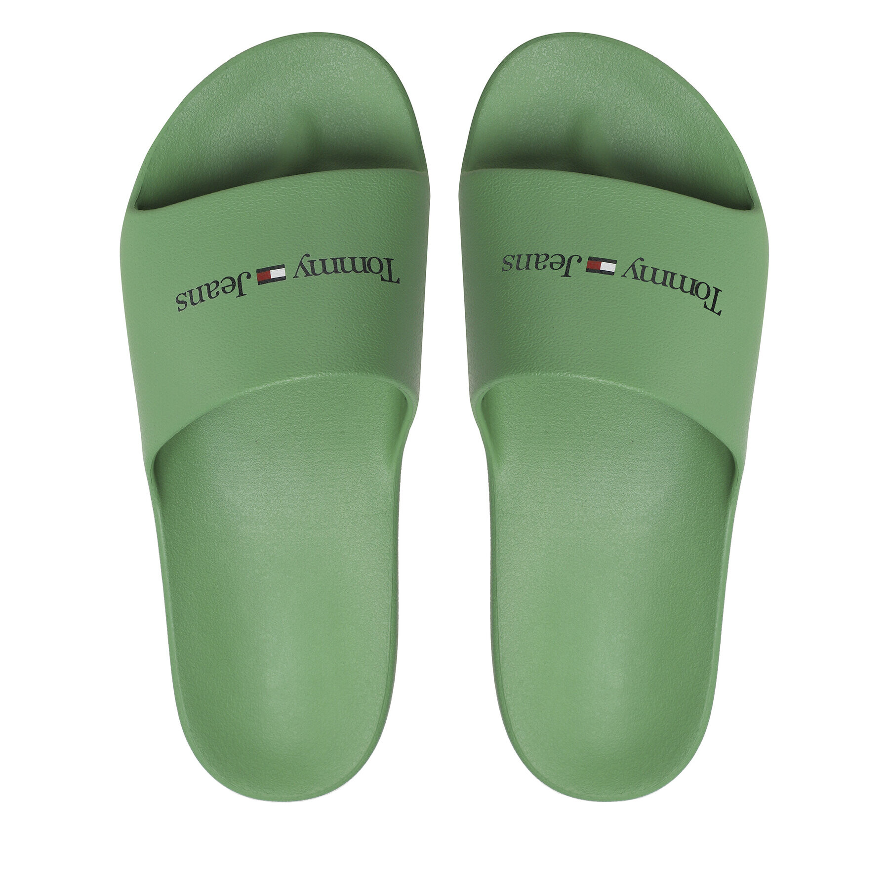 Tommy Jeans Чехли Basic Slide EM0EM01144 Зелен - Pepit.bg