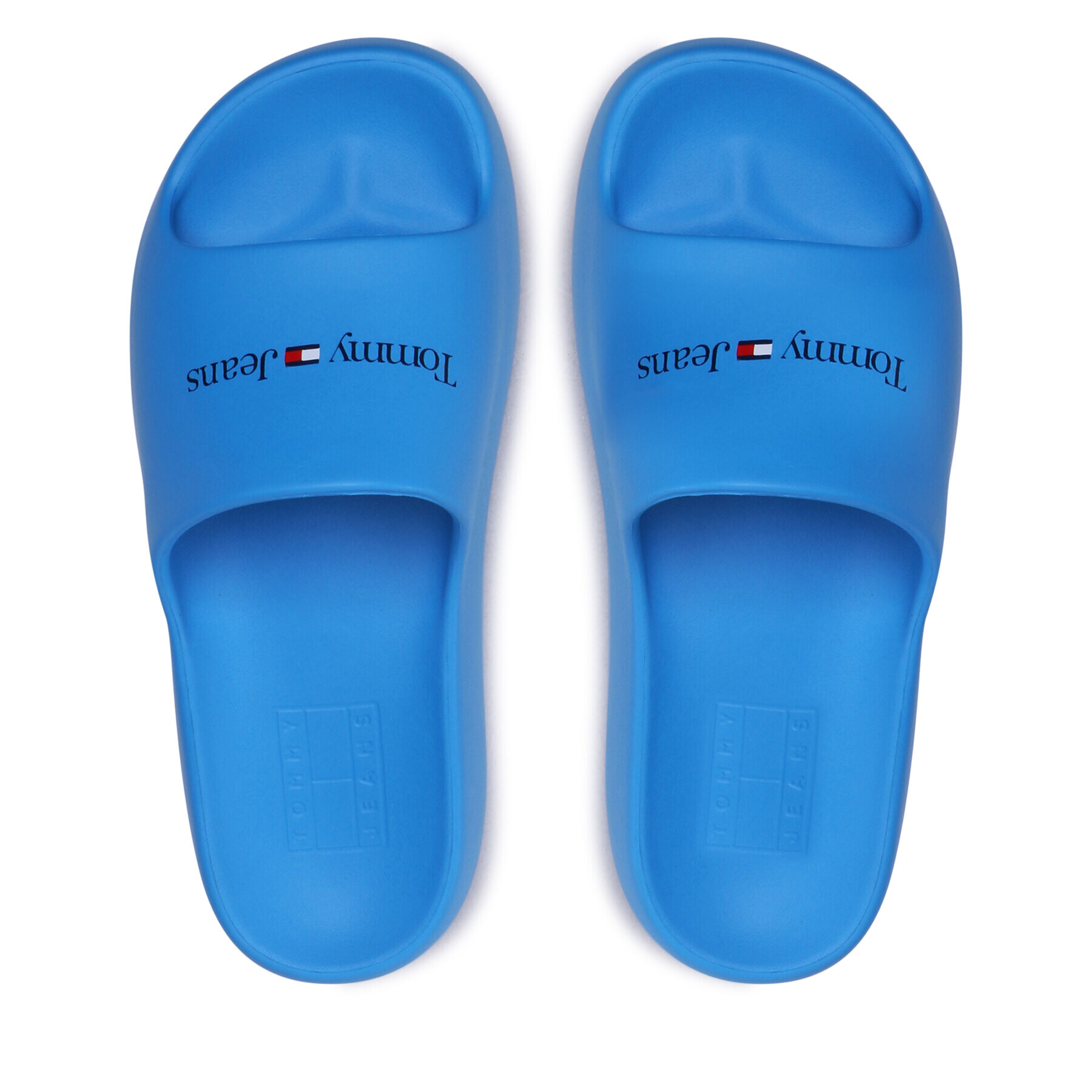 Tommy Jeans Чехли Chunky Flatform Pool EN0EN02134 Син - Pepit.bg