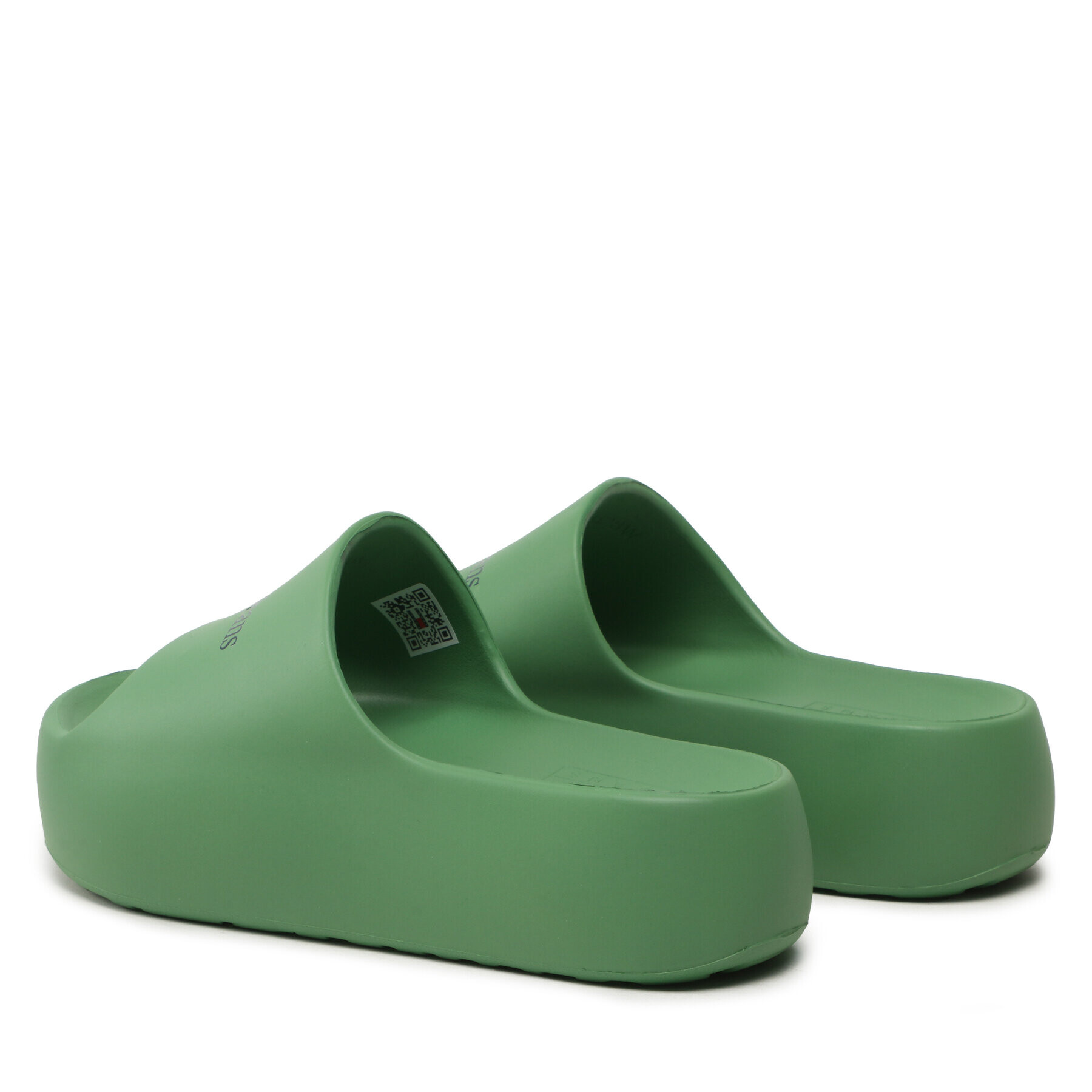 Tommy Jeans Чехли Chunky Flatform Pool EN0EN02134 Зелен - Pepit.bg