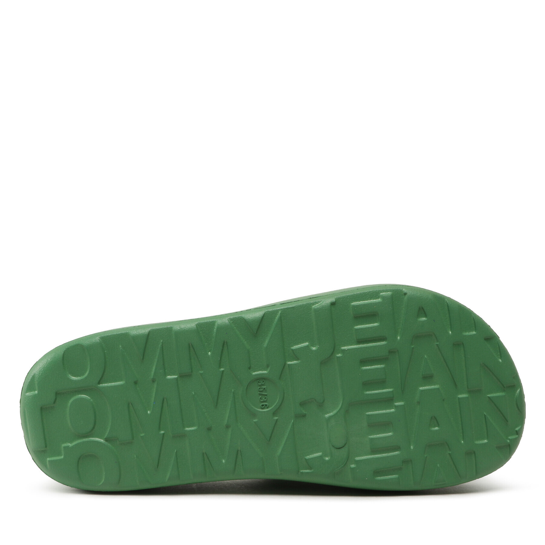 Tommy Jeans Чехли Chunky Flatform Pool EN0EN02134 Зелен - Pepit.bg