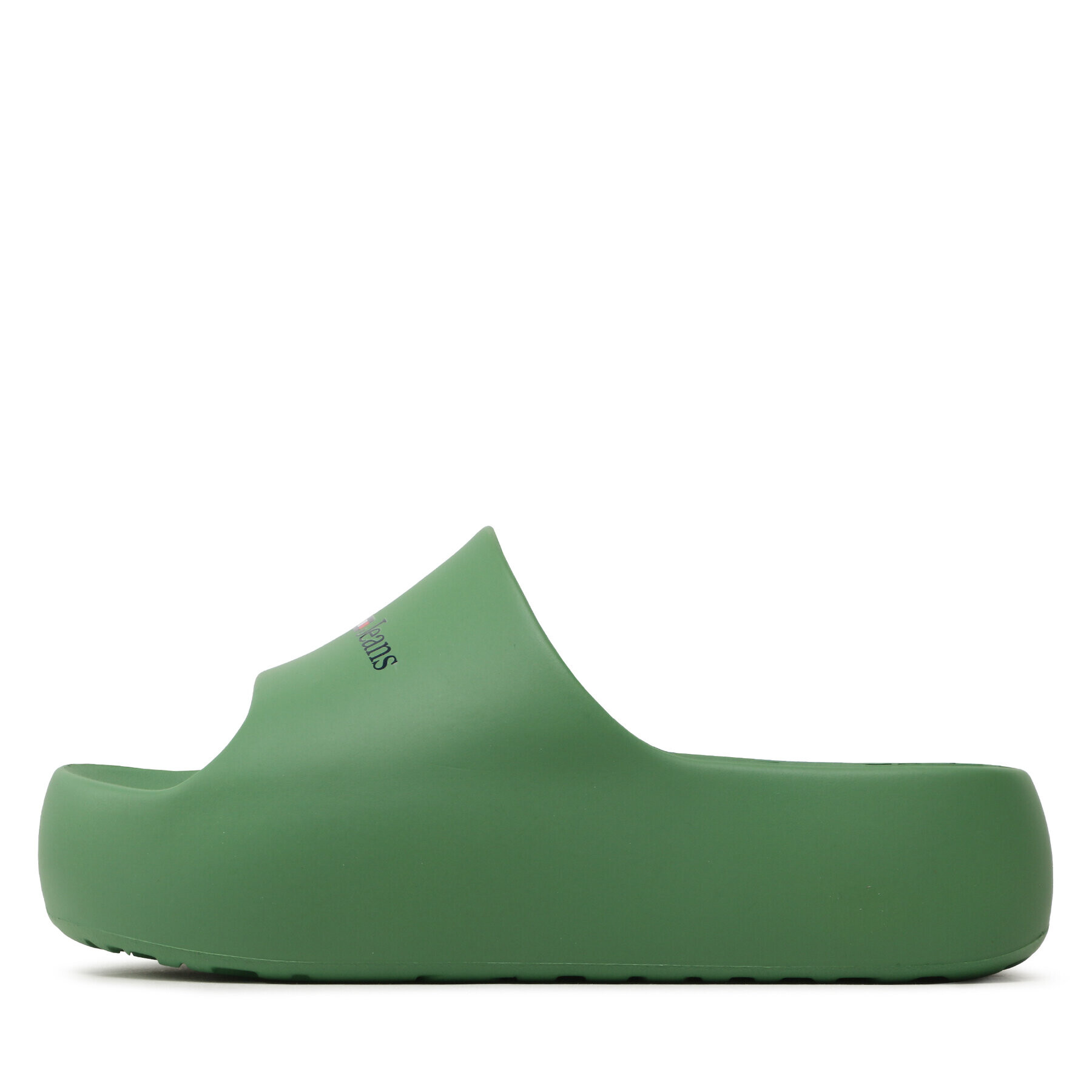 Tommy Jeans Чехли Chunky Flatform Pool EN0EN02134 Зелен - Pepit.bg