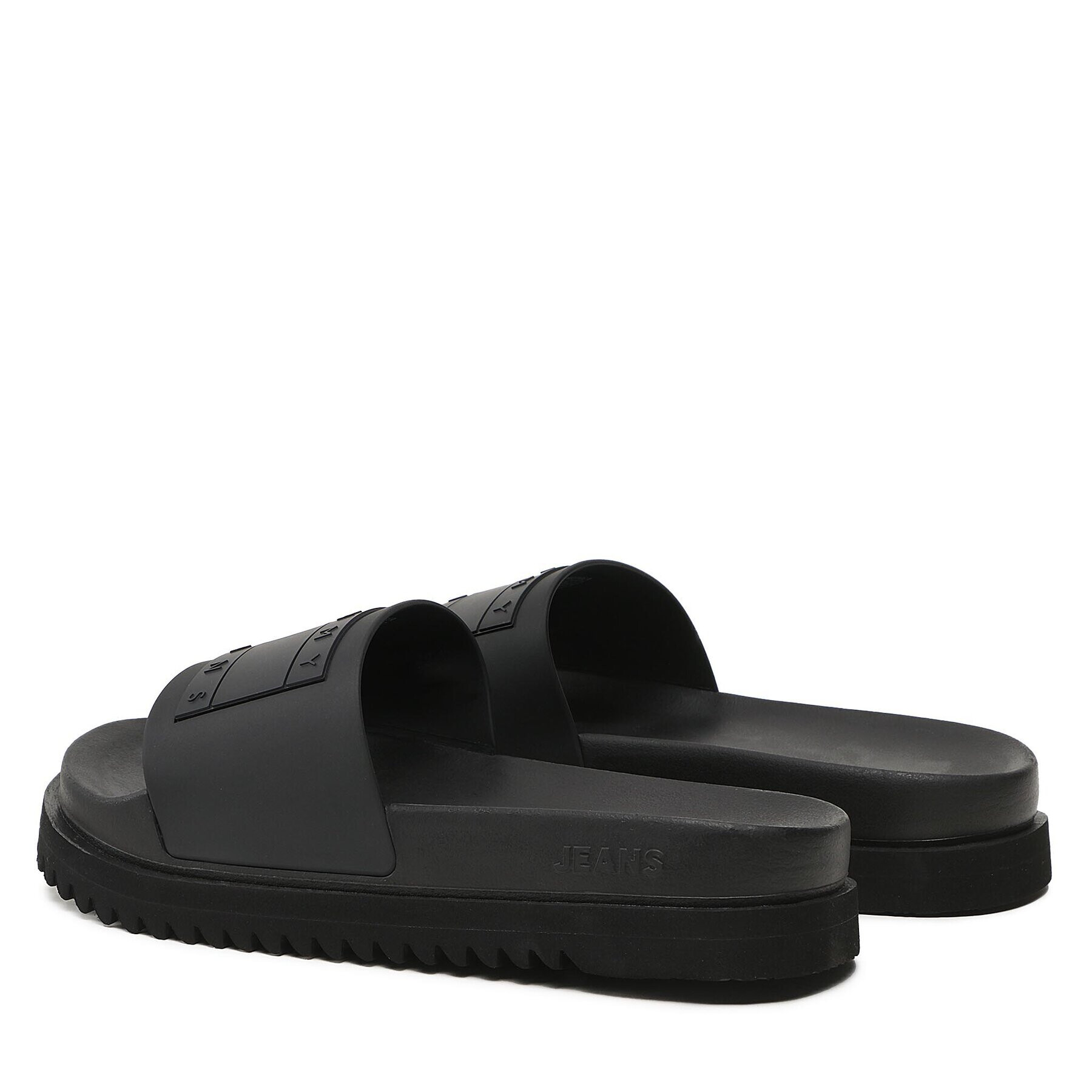 Tommy Jeans Чехли Cleated Pool Slide EM0EM01238 Черен - Pepit.bg