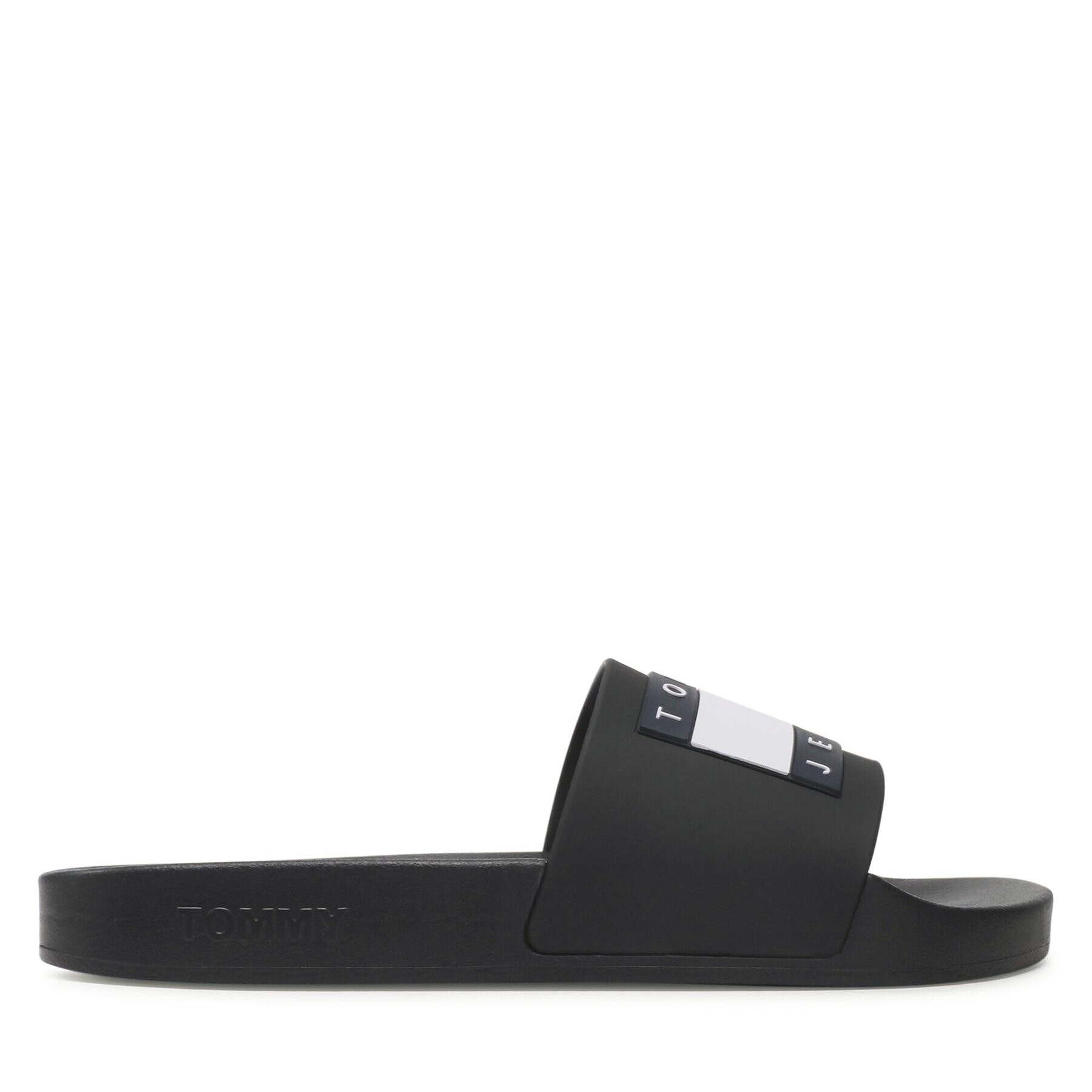 Tommy Jeans Чехли Flag Pool Sld Ess EN0EN02115 Черен - Pepit.bg