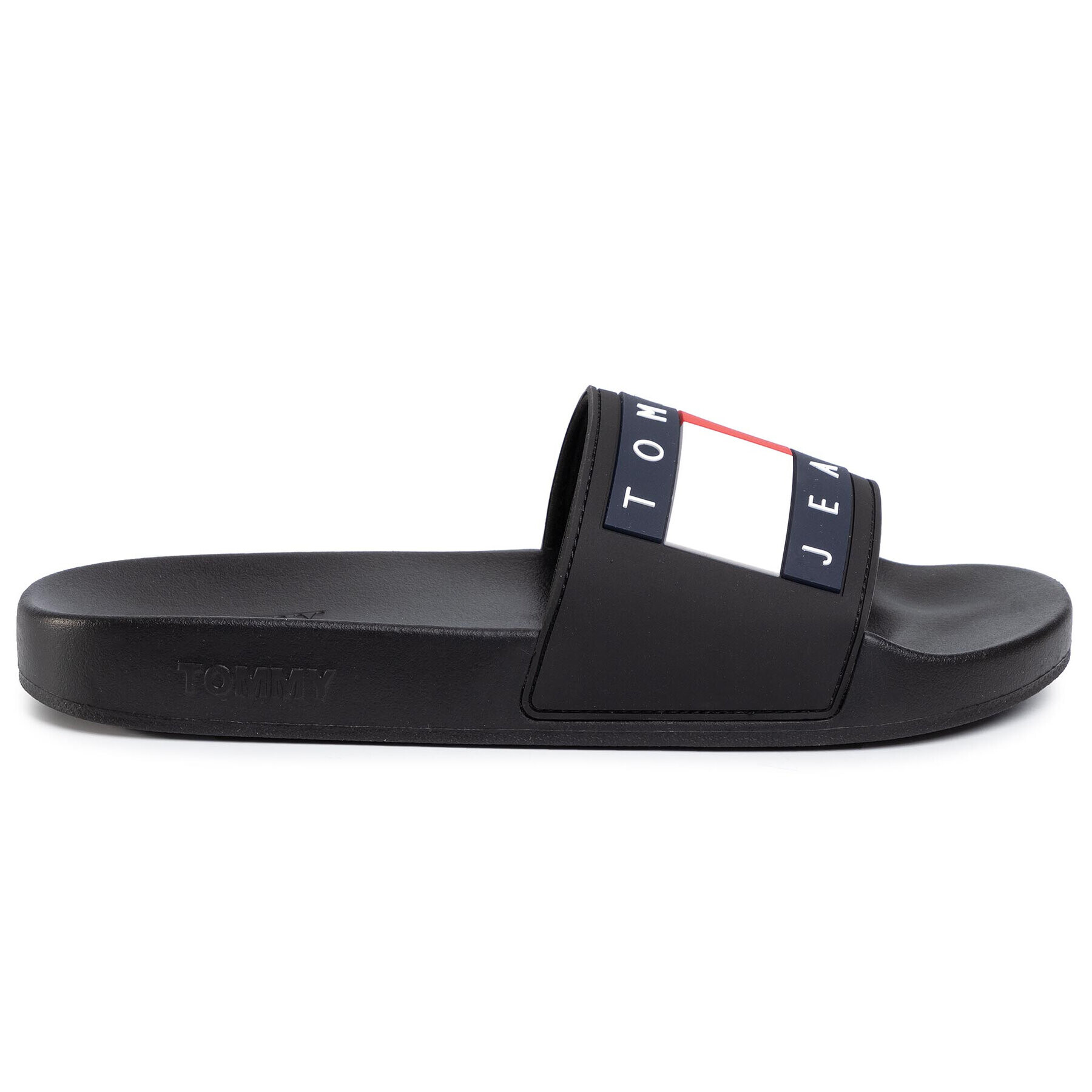 Tommy Jeans Чехли Flag Pool Slide EM0EM00284 Черен - Pepit.bg