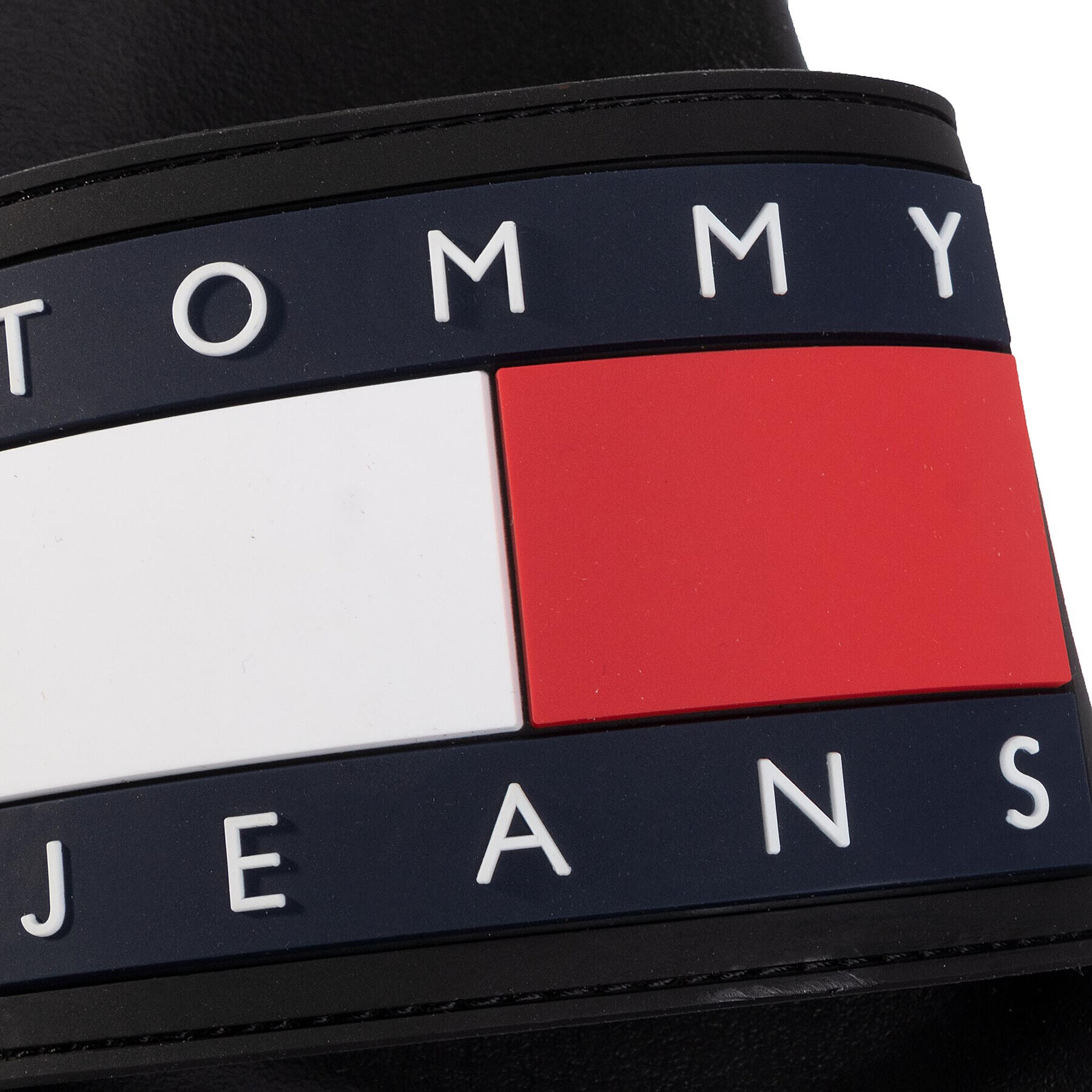 Tommy Jeans Чехли Flag Pool Slide EM0EM00284 Черен - Pepit.bg