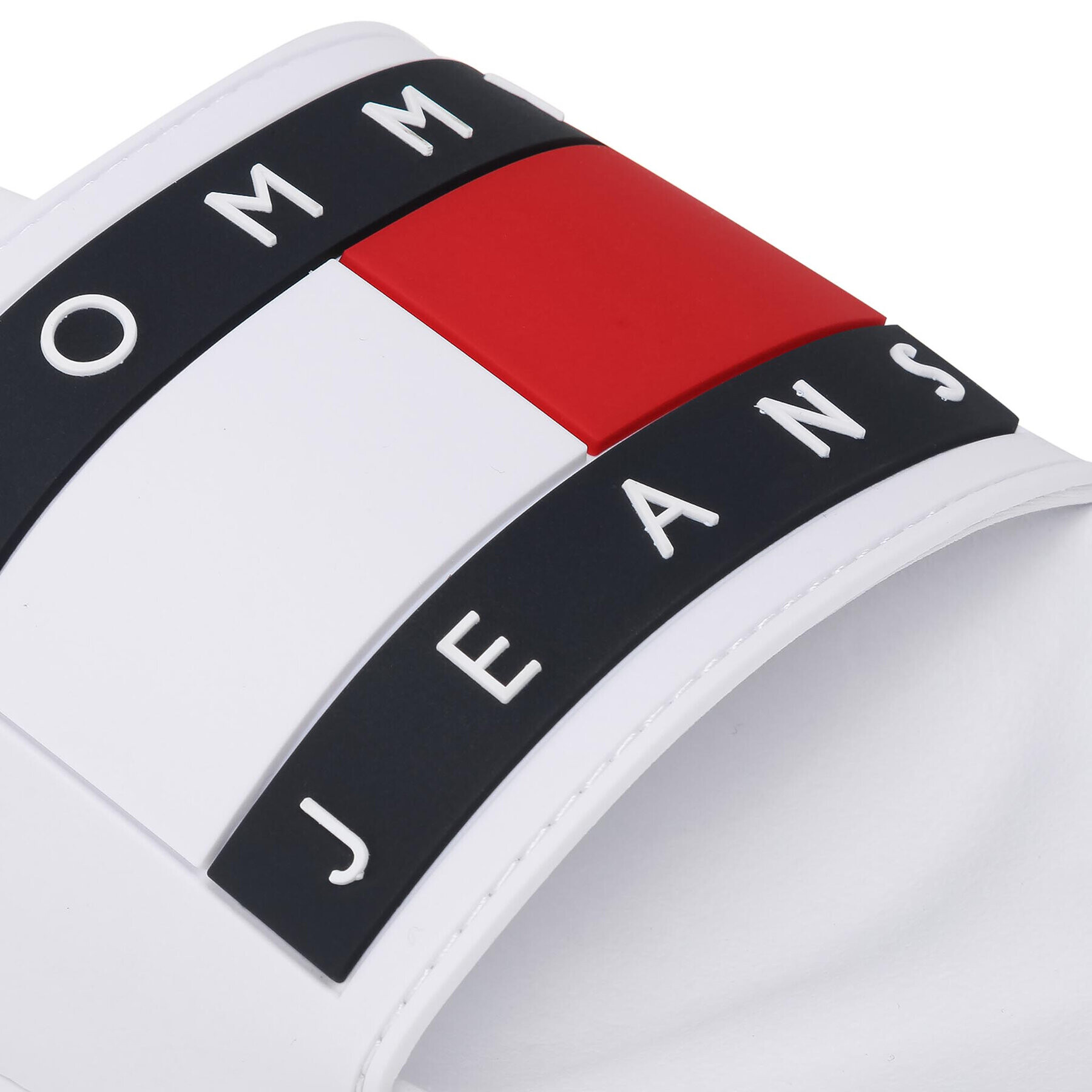 Tommy Jeans Чехли Flag Pool Slide EM0EM00689 Бял - Pepit.bg