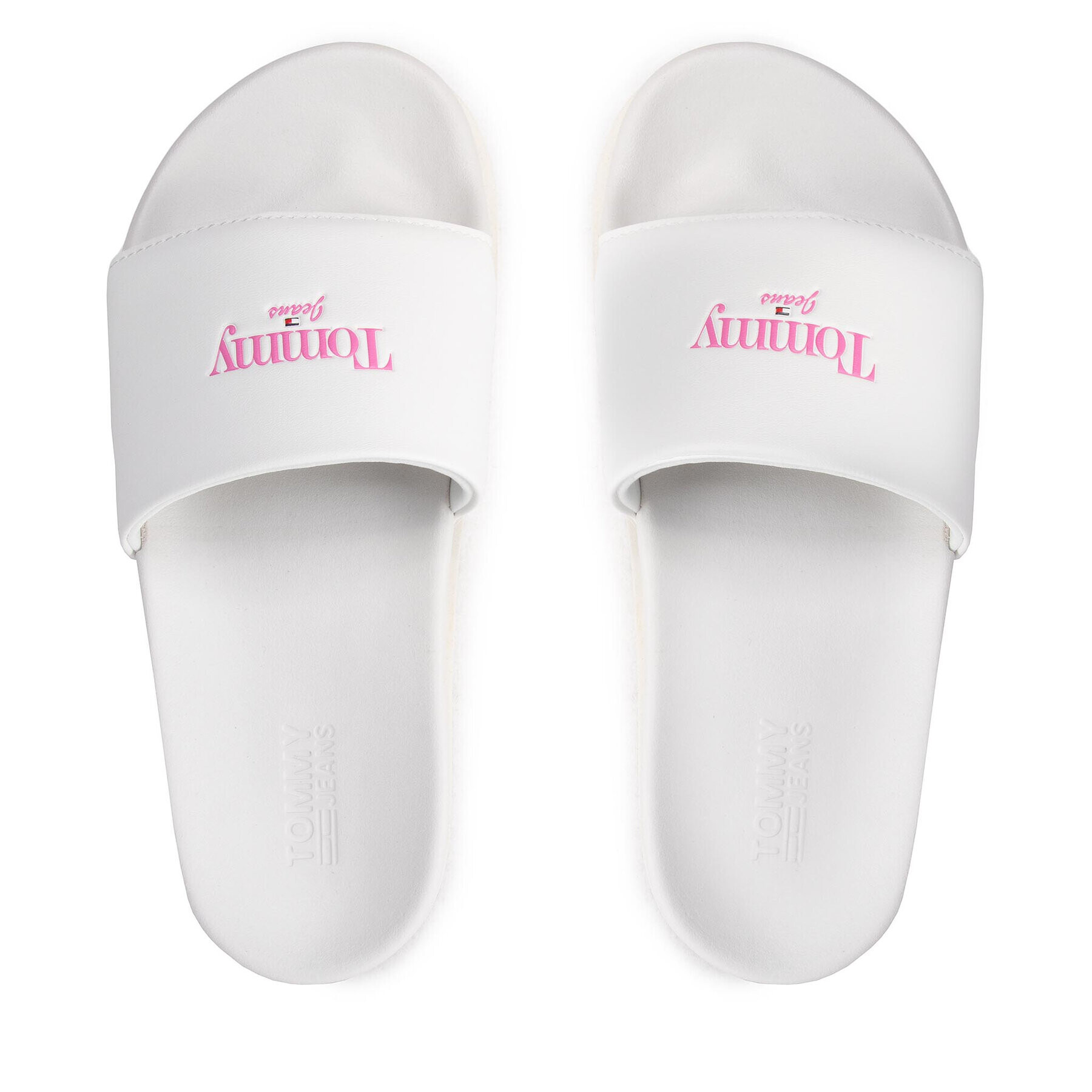 Tommy Jeans Чехли Flatform Pool Slide EN0EN01901 Бял - Pepit.bg