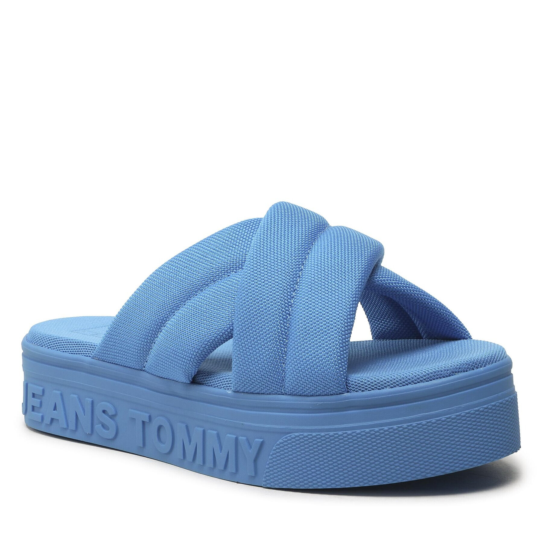 Tommy Jeans Чехли Fltrm Sandal EN0EN02116 Син - Pepit.bg