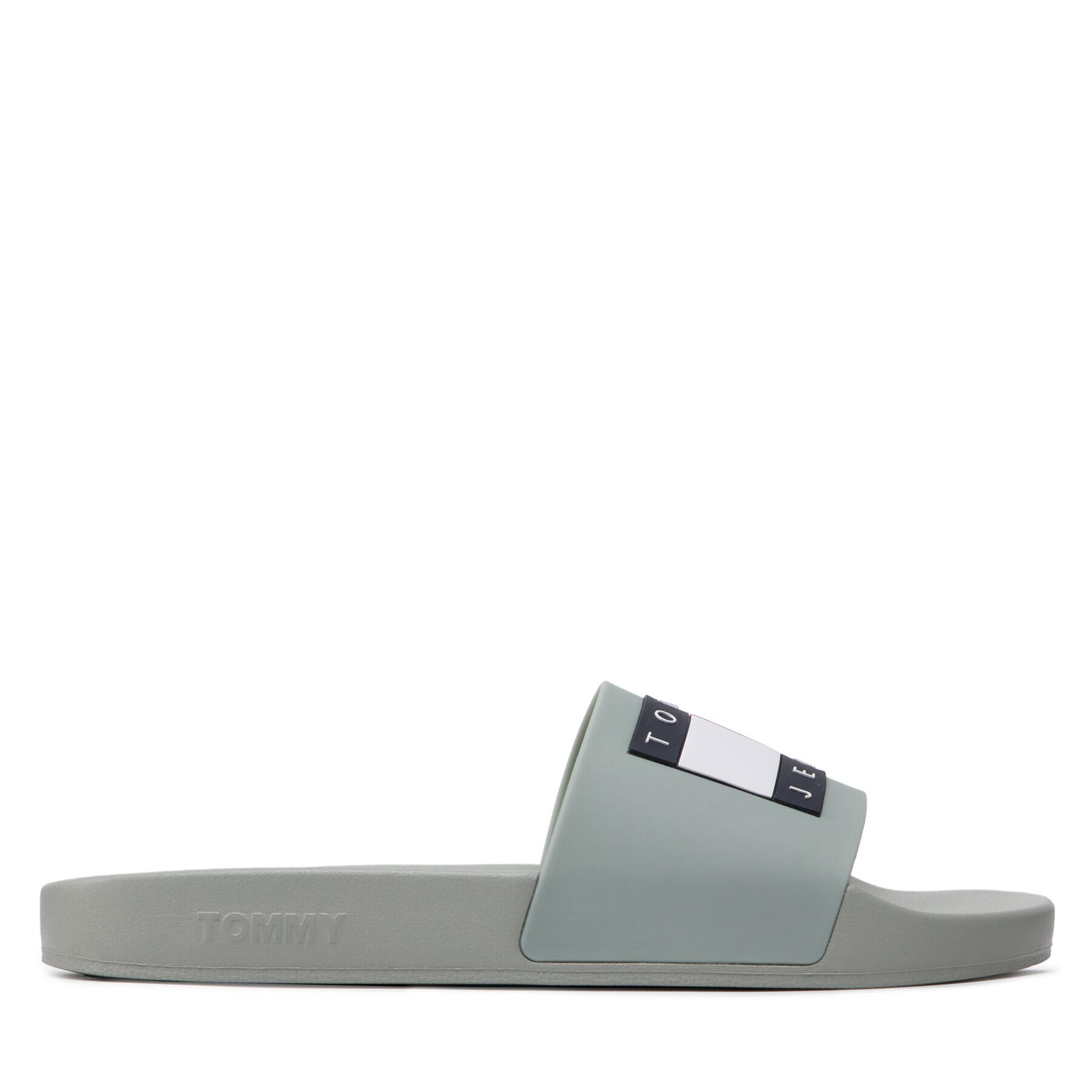 Tommy Jeans Чехли Mens Flag Pool Slide EM0EM01021 Зелен - Pepit.bg