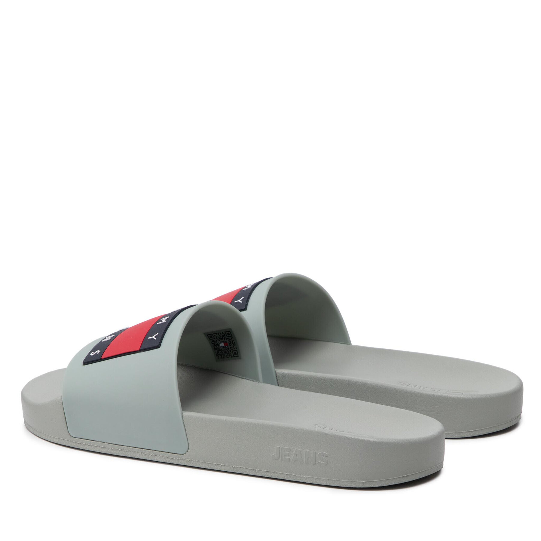 Tommy Jeans Чехли Mens Flag Pool Slide EM0EM01021 Зелен - Pepit.bg