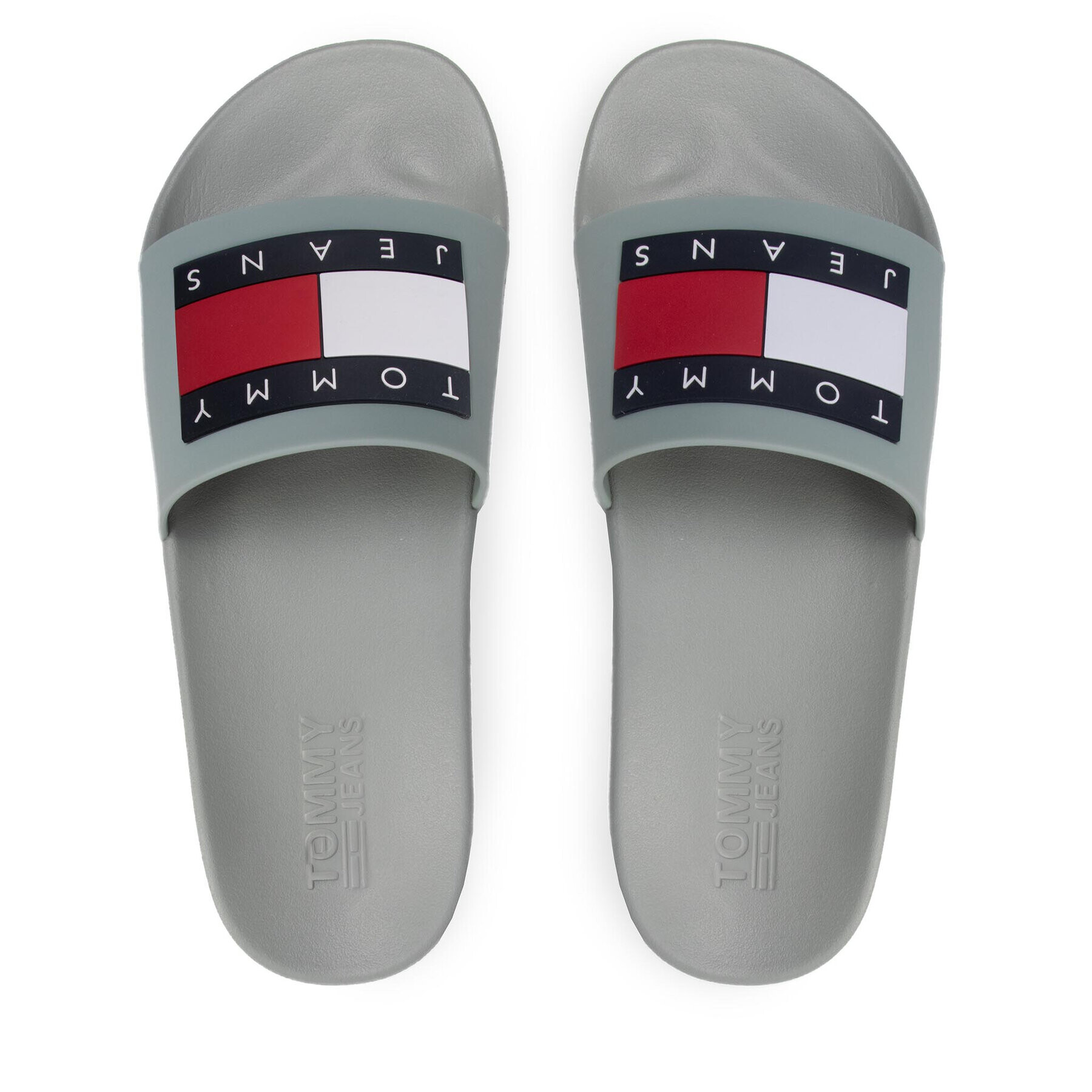 Tommy Jeans Чехли Mens Flag Pool Slide EM0EM01021 Зелен - Pepit.bg