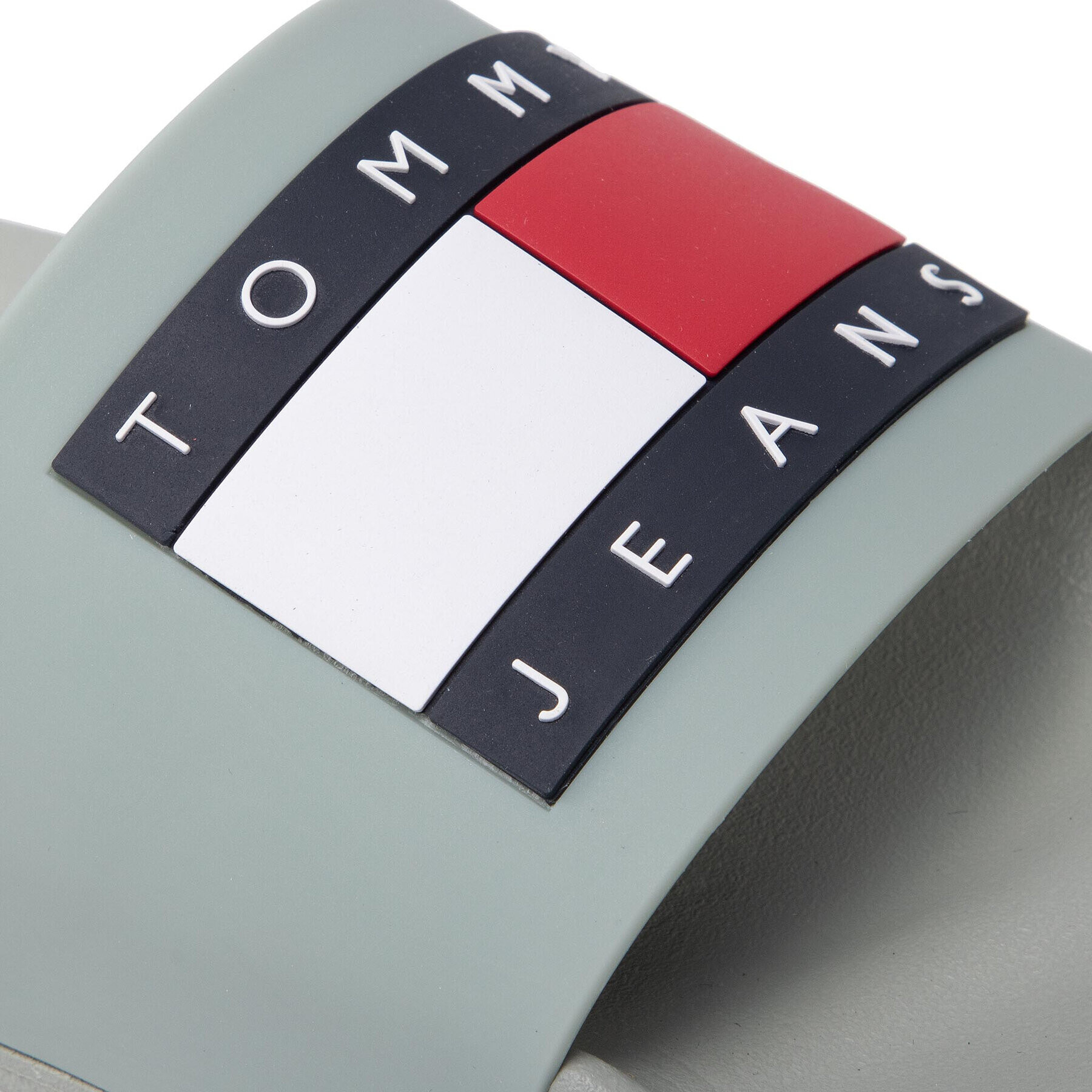 Tommy Jeans Чехли Mens Flag Pool Slide EM0EM01021 Зелен - Pepit.bg