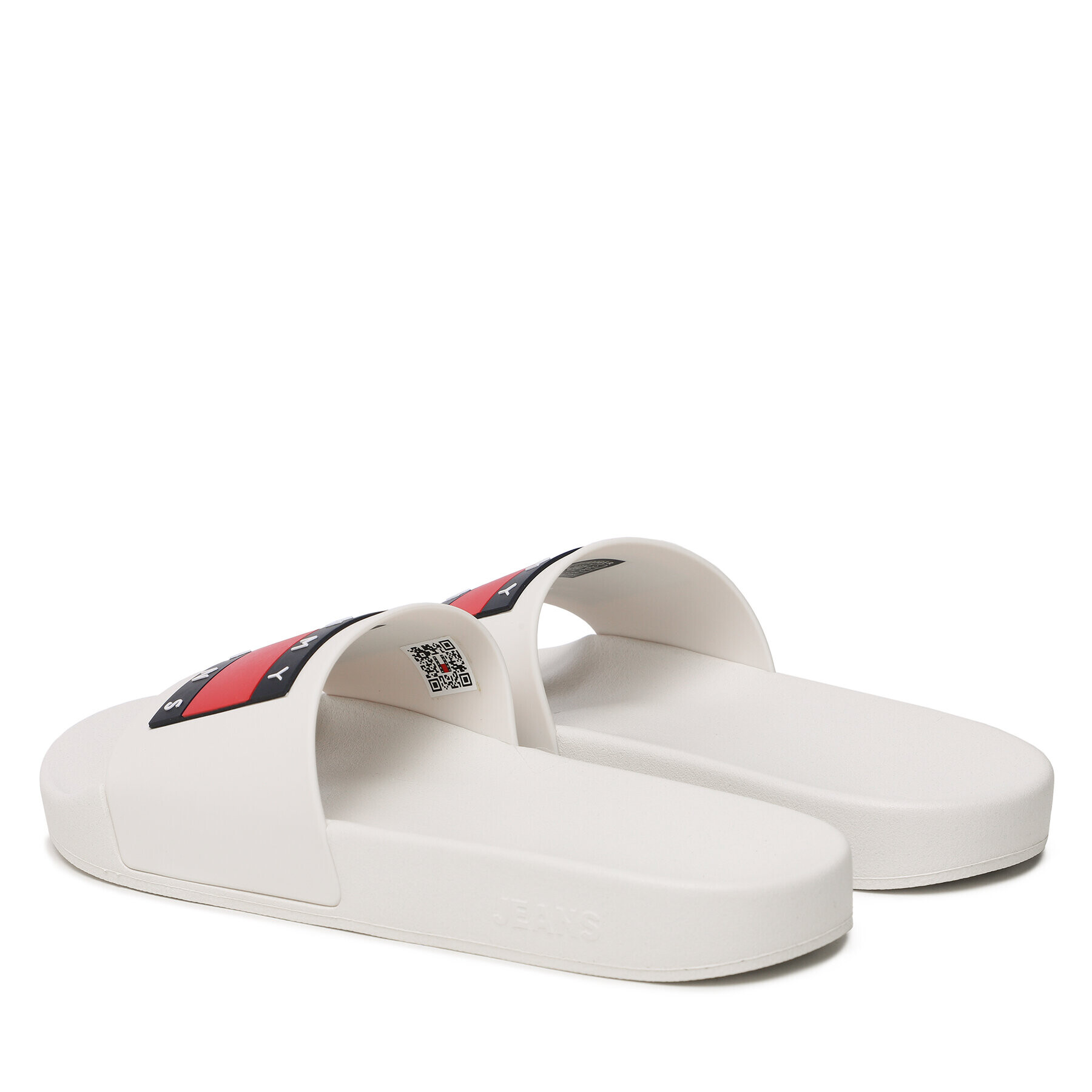 Tommy Jeans Чехли Pool Slide Ess EM0EM01191 Бял - Pepit.bg