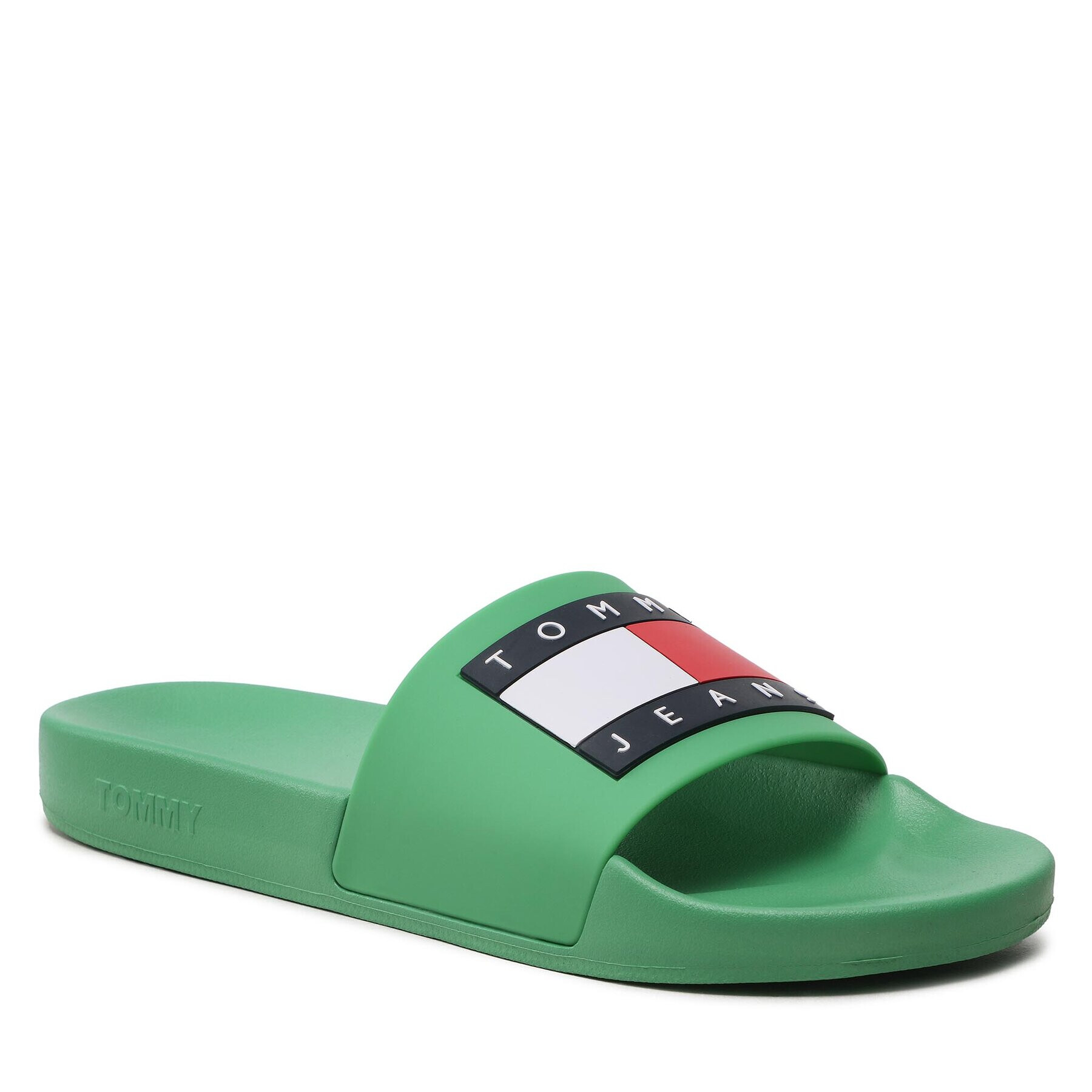 Tommy Jeans Чехли Pool Slide Ess EM0EM01191 Зелен - Pepit.bg