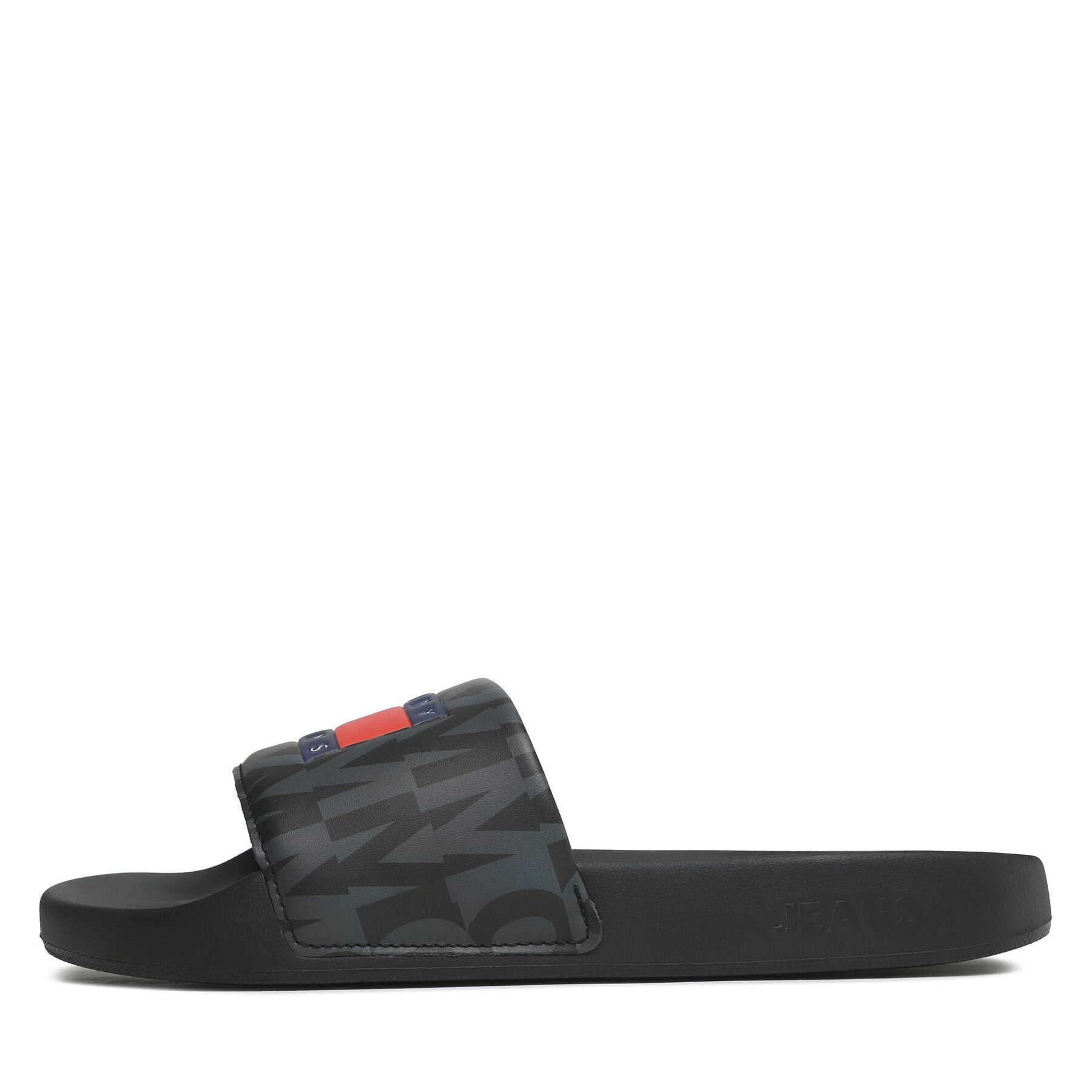 Tommy Jeans Чехли Pool Slide Print EM0EM01146 Черен - Pepit.bg