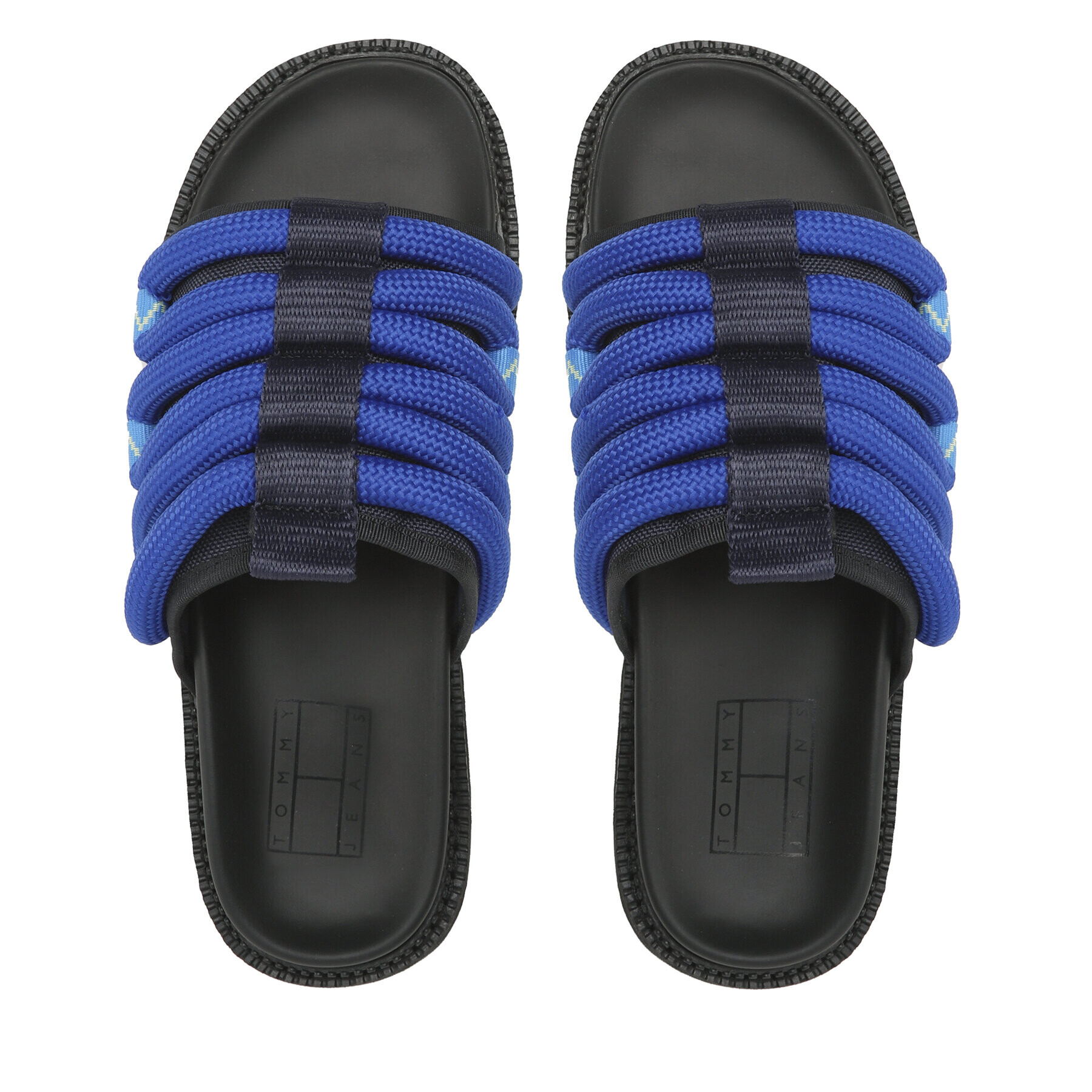 Tommy Jeans Чехли Sandal Rope EM0EM01149 Син - Pepit.bg