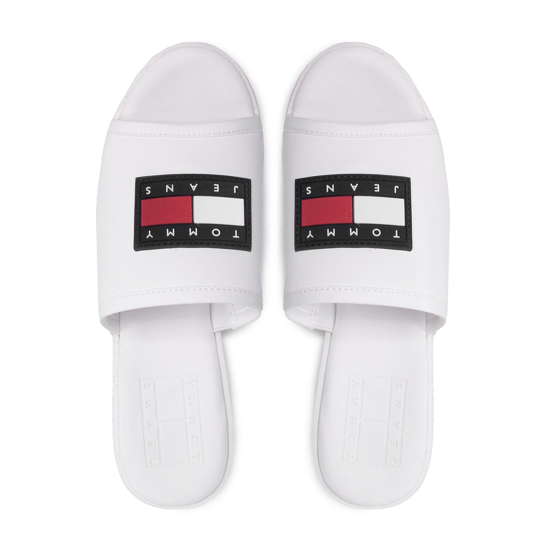 Tommy Jeans Чехли Slip On Mule EN0EN01808 Бял - Pepit.bg