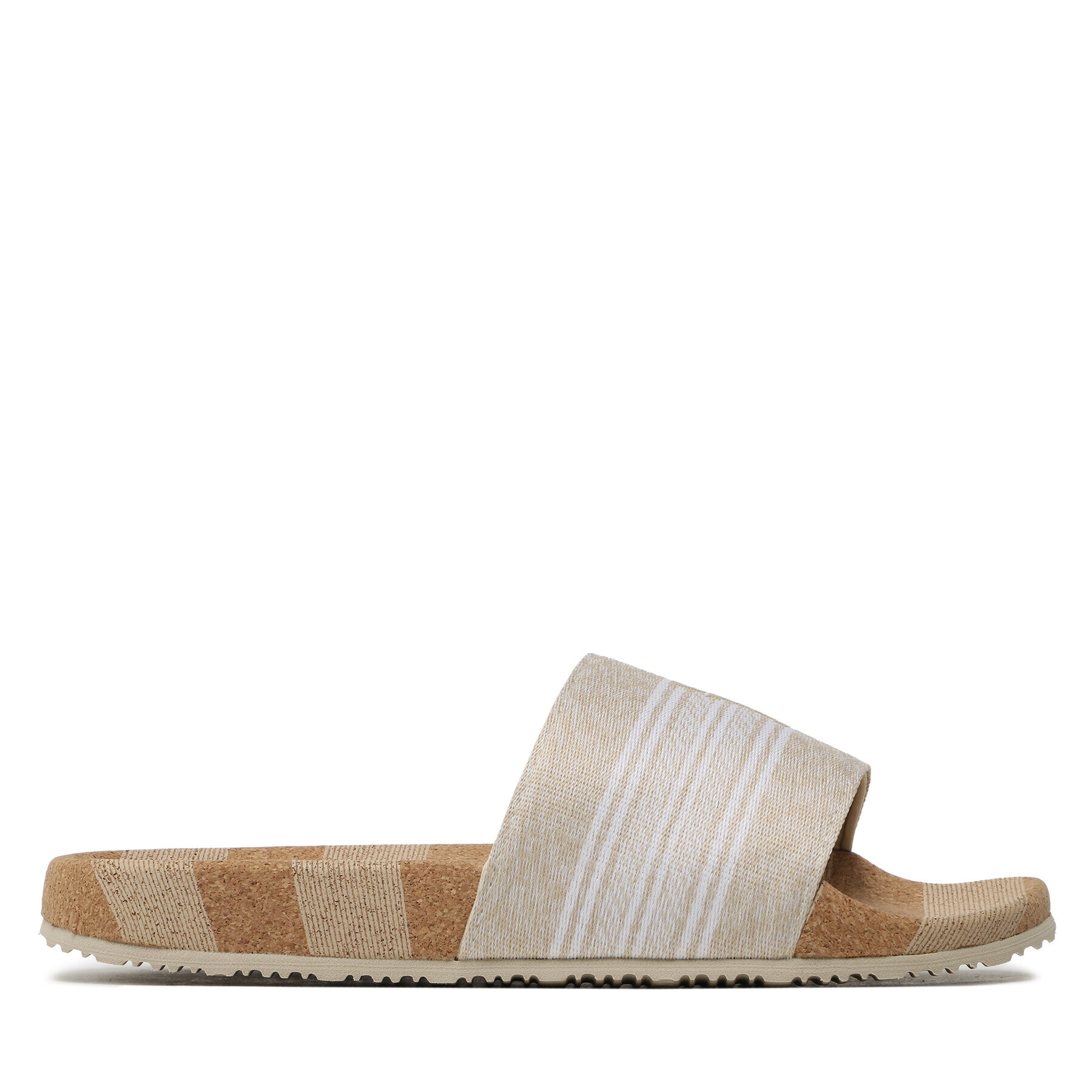 Tommy Jeans Чехли Th Woven Slide FW0FW07259 Бежов - Pepit.bg