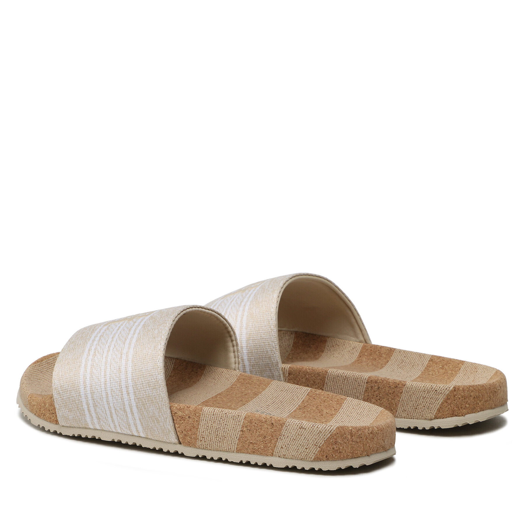 Tommy Jeans Чехли Th Woven Slide FW0FW07259 Бежов - Pepit.bg