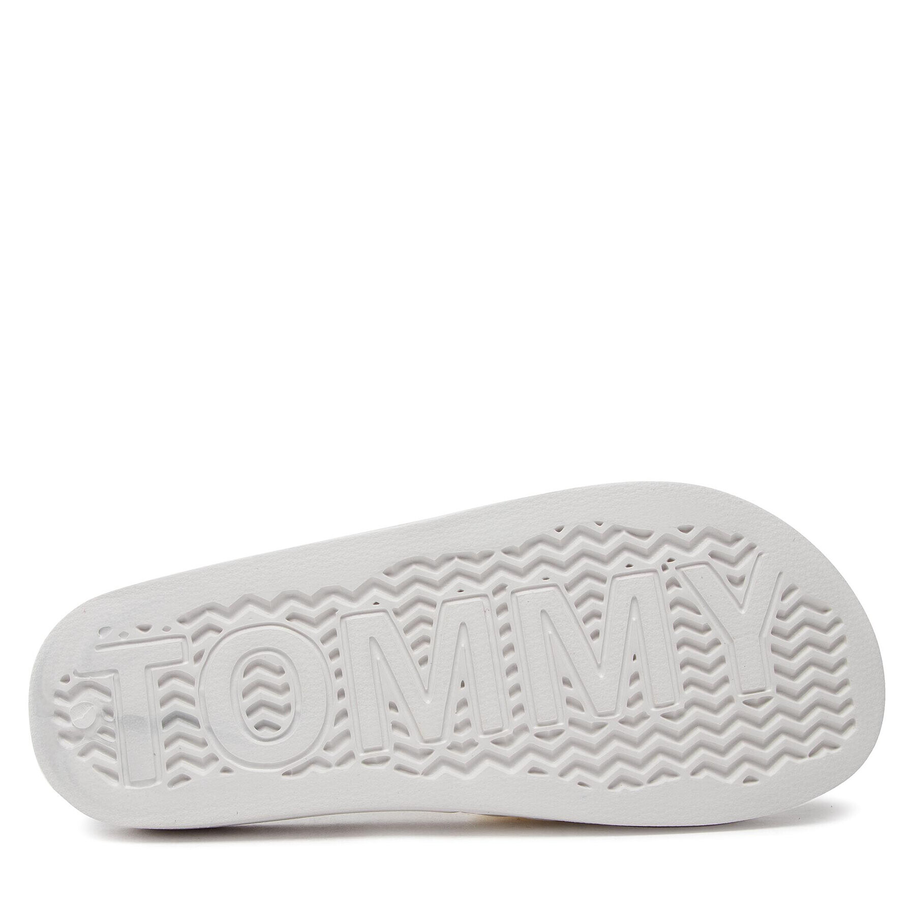 Tommy Jeans Чехли Woven Pool Slide EN0EN01857 Бял - Pepit.bg