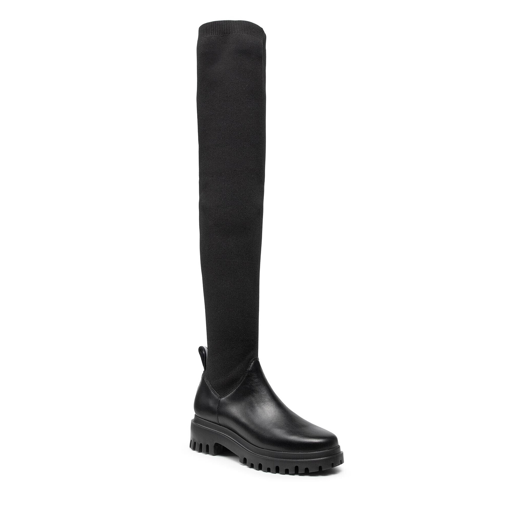 Tommy Jeans Чизми Over The Knee Substainable Boot EN0EN01637 Черен - Pepit.bg