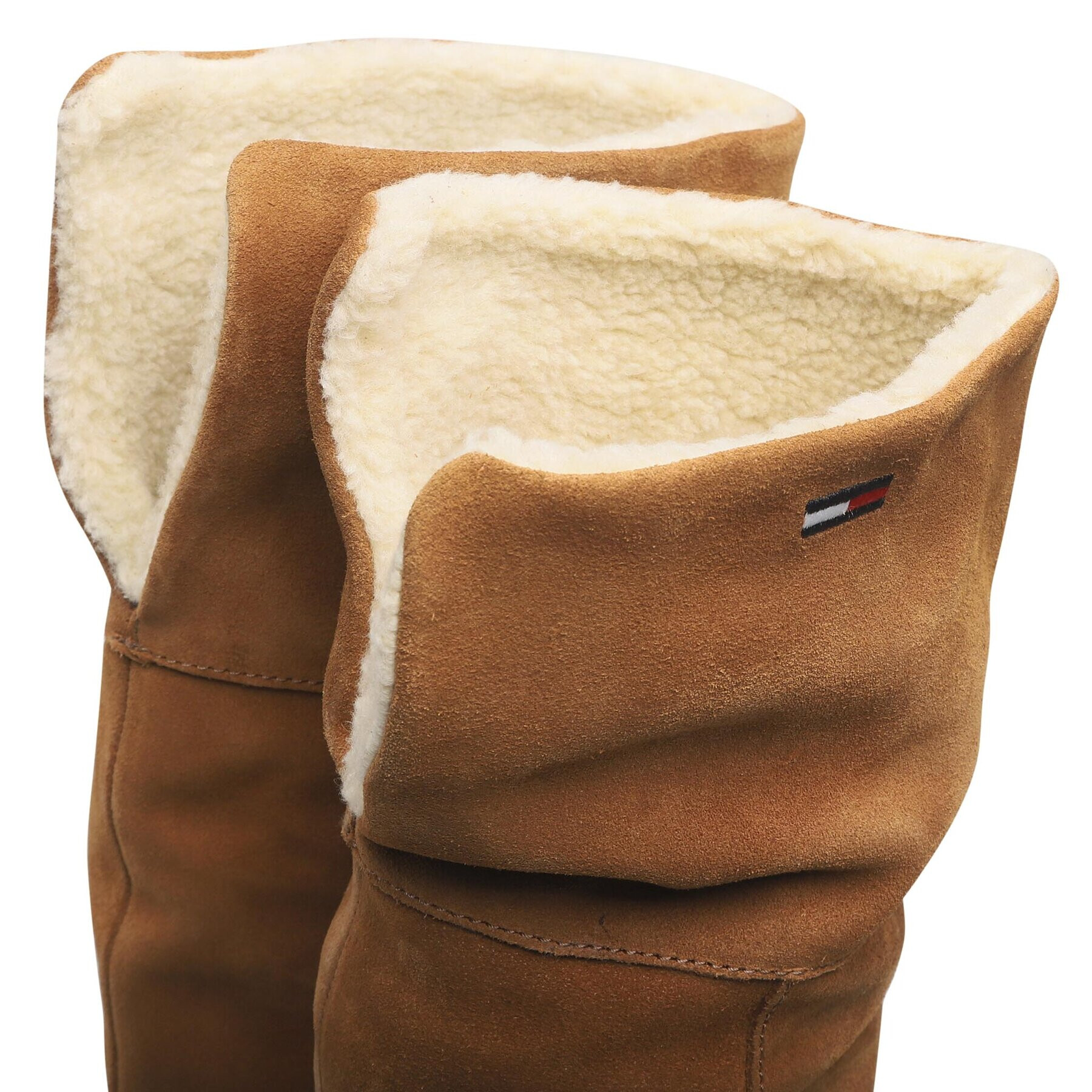 Tommy Jeans Чизми Warmlined Long Boot EN0EN01994 Кафяв - Pepit.bg