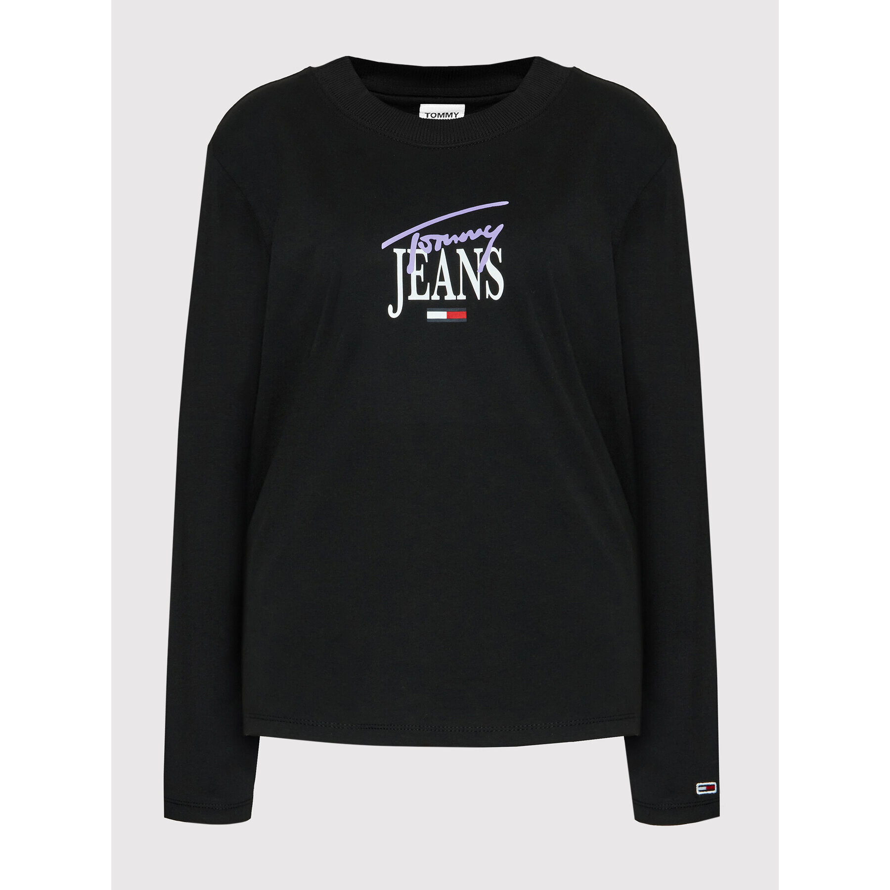 Tommy Jeans Curve Блуза Essential Logo DW0DW12065 Черен Regular Fit - Pepit.bg