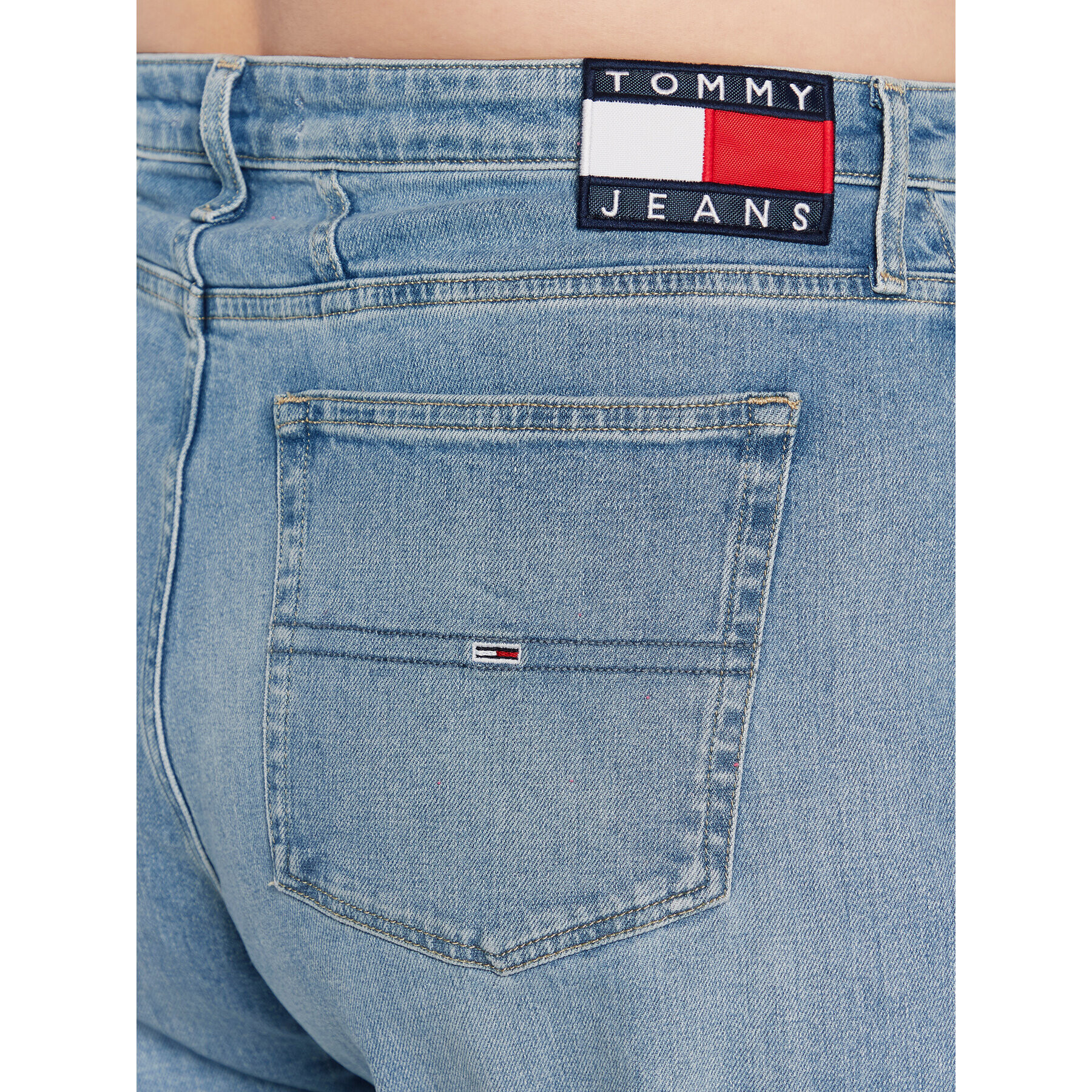 Tommy Jeans Curve Дънки DW0DW11574 Син Mom Fit - Pepit.bg