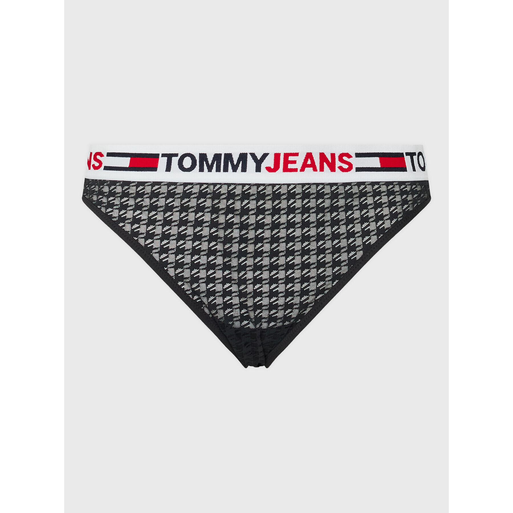 Tommy Jeans Curve Класически дамски бикини UW0UW04013 Черен - Pepit.bg