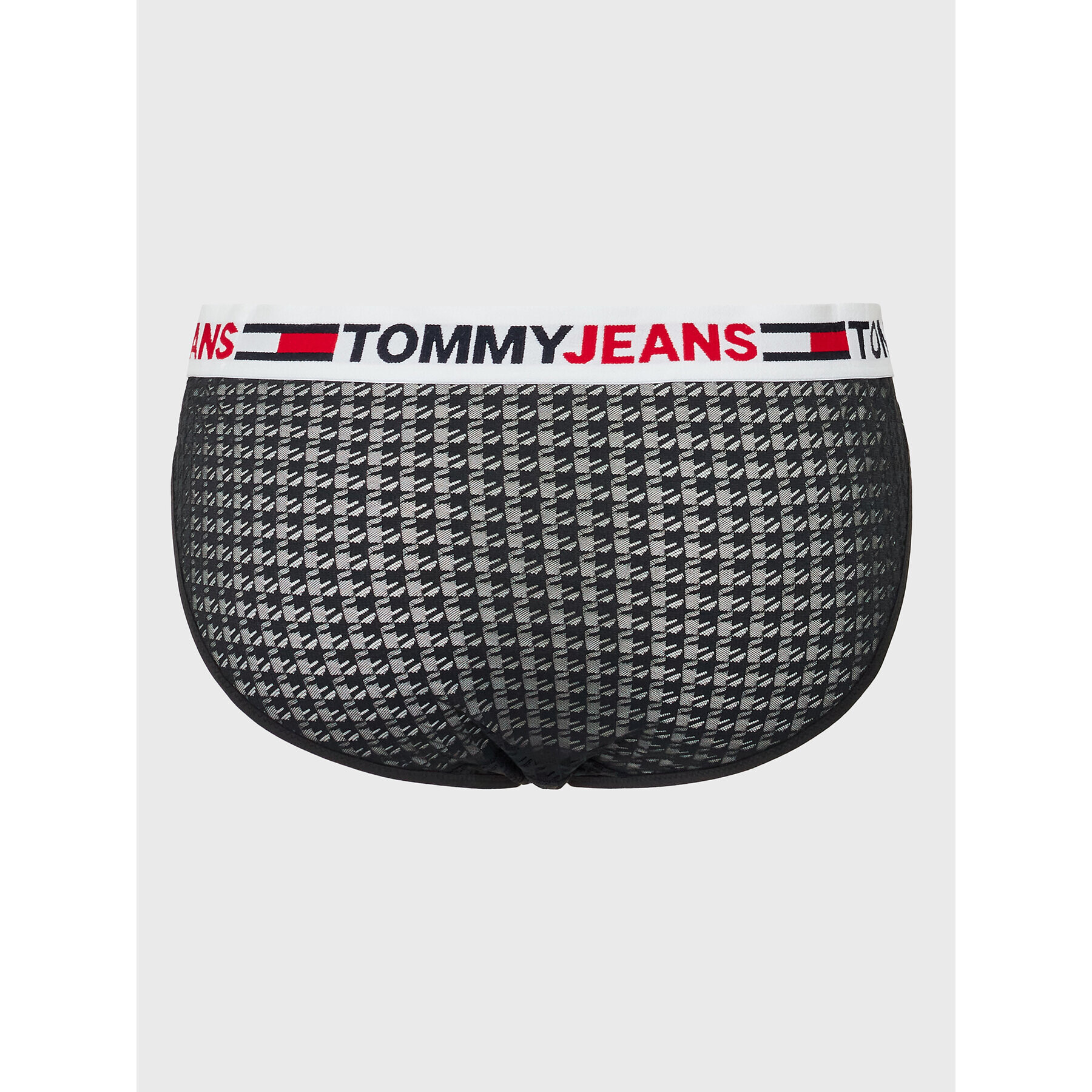 Tommy Jeans Curve Класически дамски бикини UW0UW04013 Черен - Pepit.bg