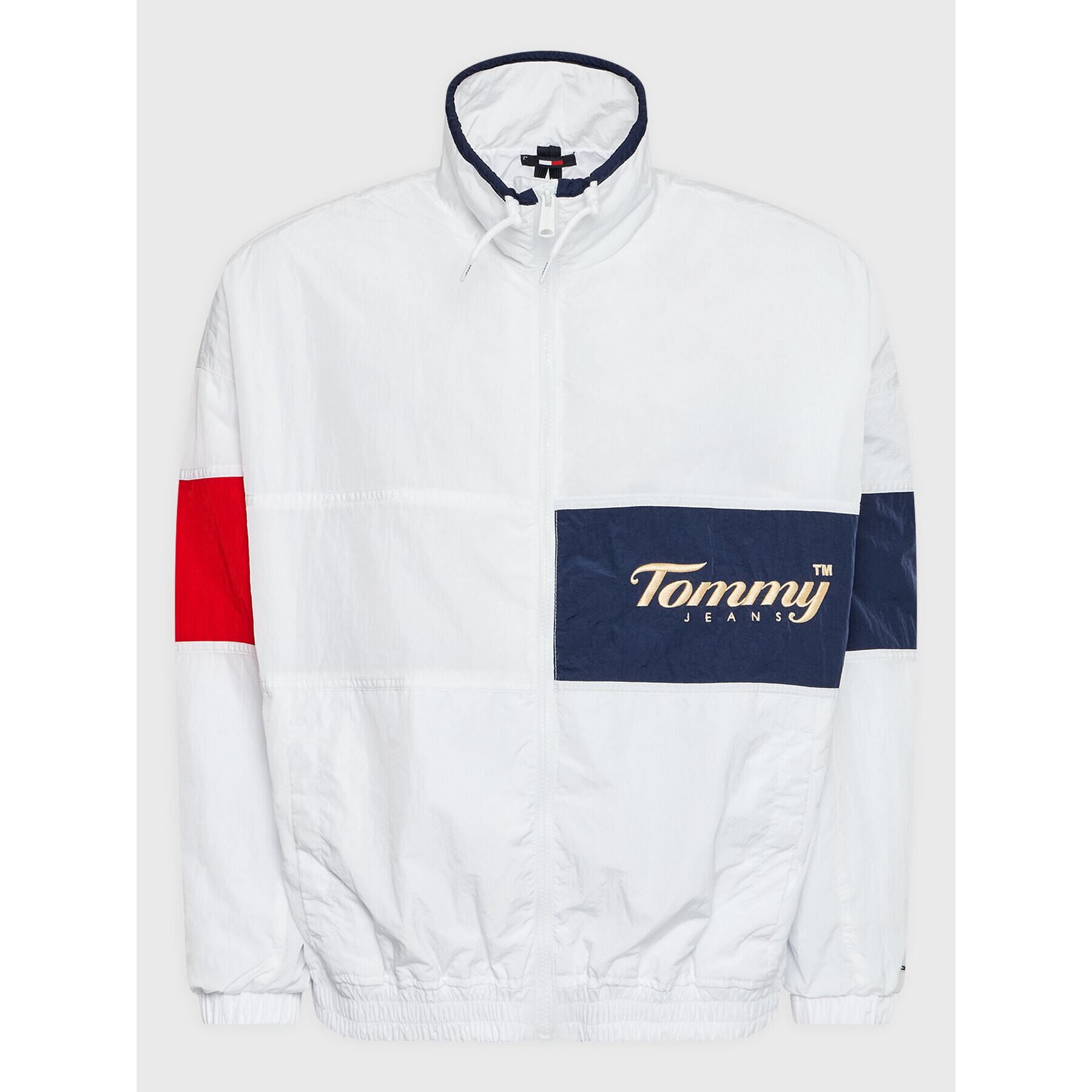 Tommy Jeans Curve Преходно яке Archive Statement DW0DW13871 Бял Regular Fit - Pepit.bg