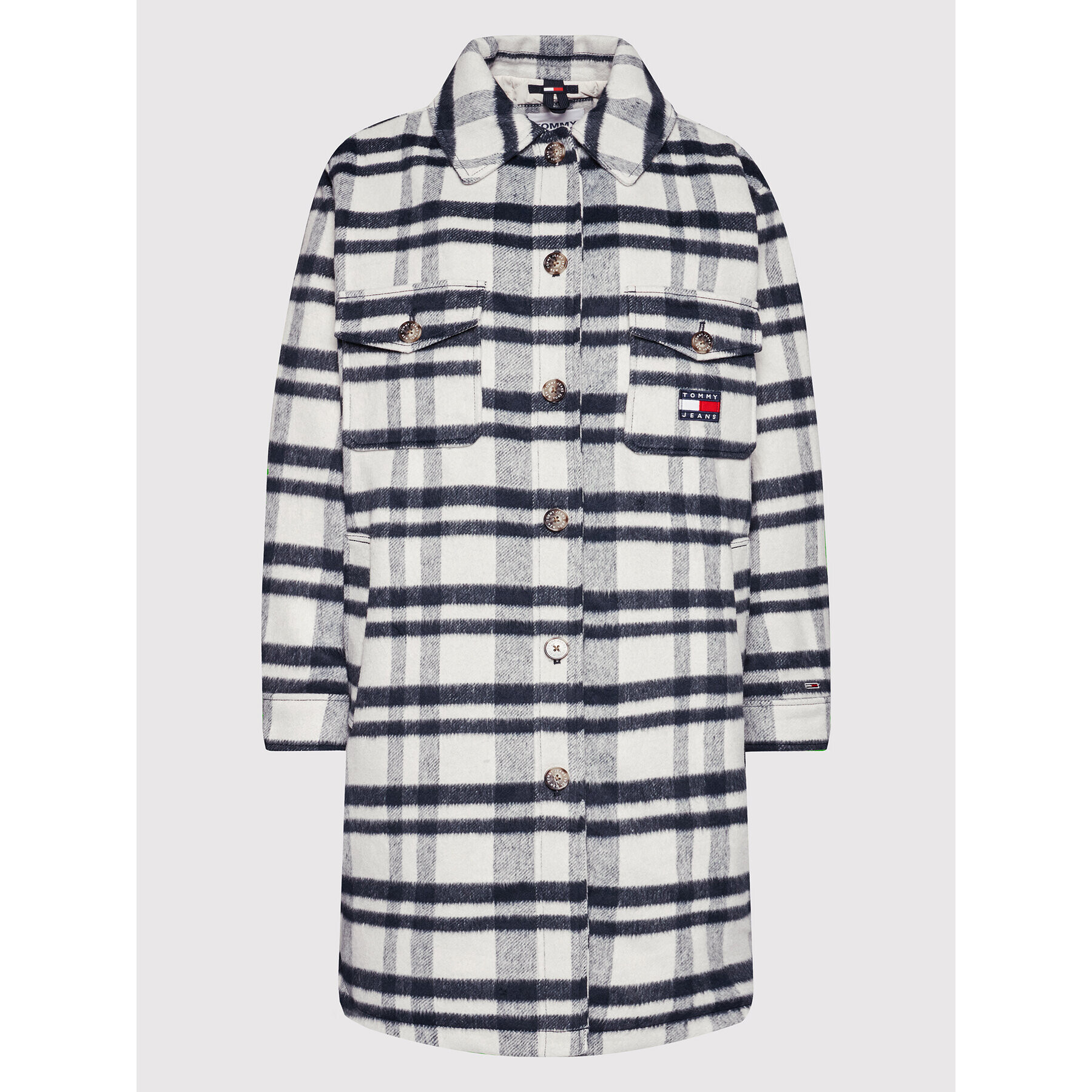 Tommy Jeans Curve Преходно палто DW0DW12076 Бежов Regular Fit - Pepit.bg