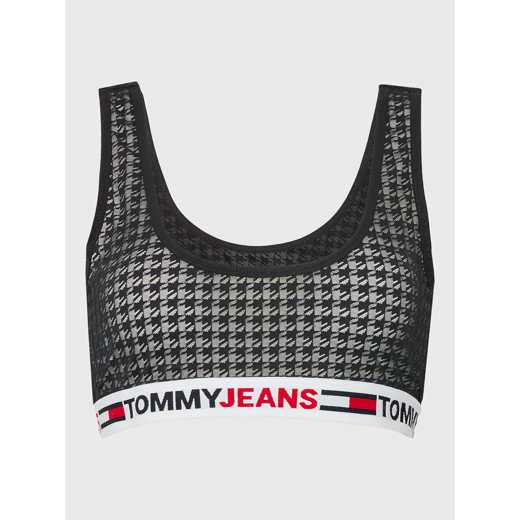 Tommy Jeans Curve Сутиен-топ UW0UW04012 Черен - Pepit.bg