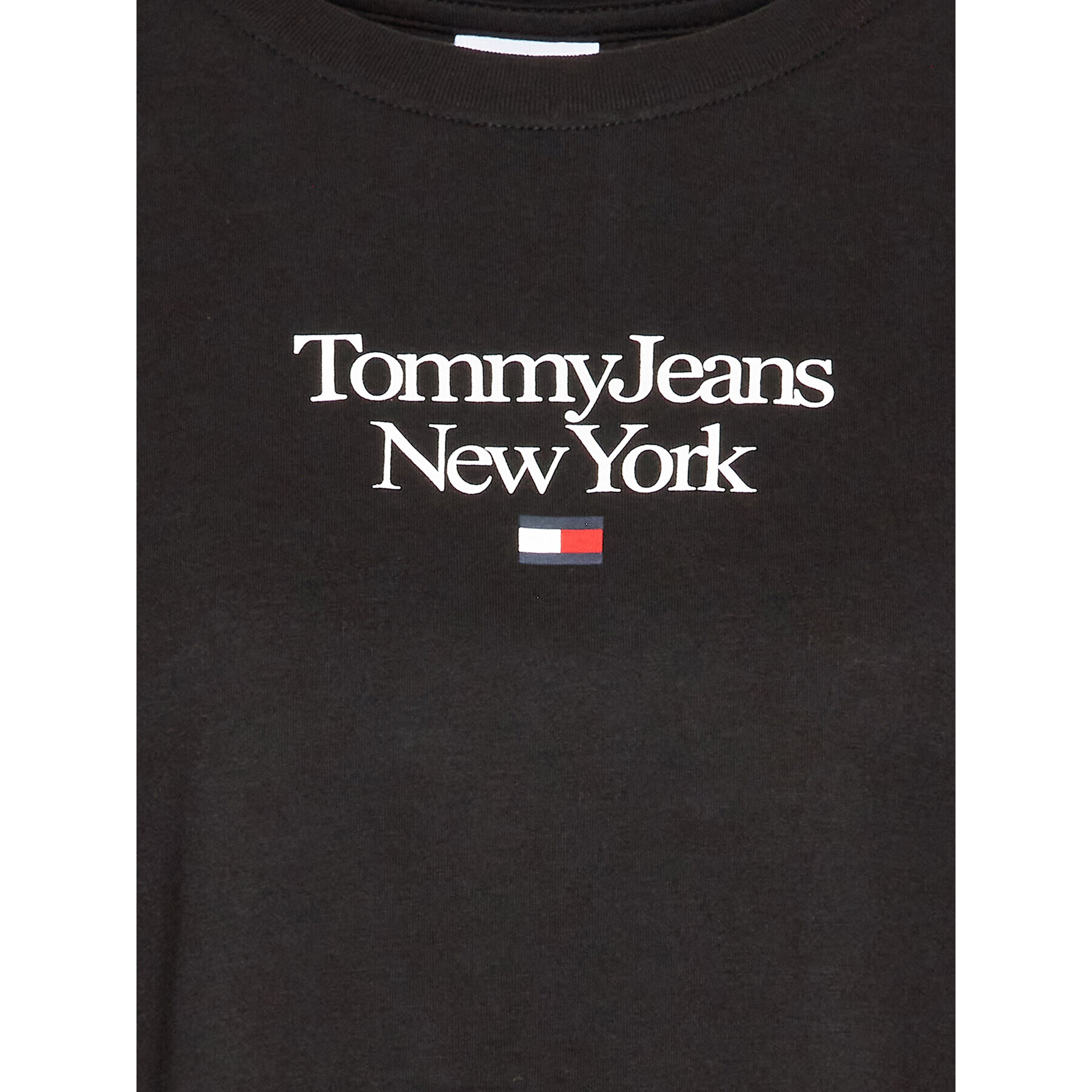 Tommy Jeans Curve Тишърт Essential DW0DW15117 Черен Regular Fit - Pepit.bg