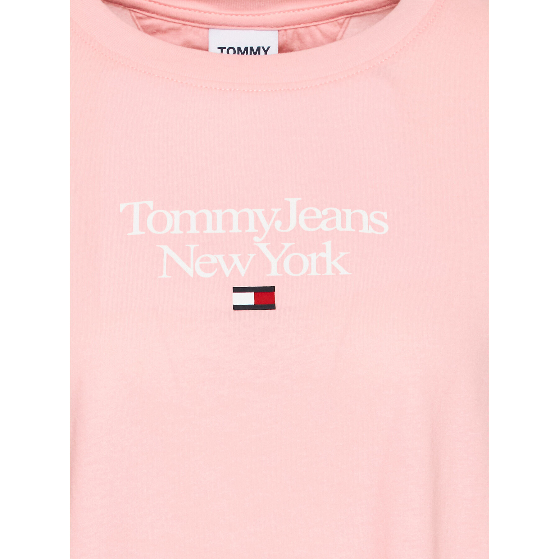 Tommy Jeans Curve Тишърт Essential DW0DW15117 Розов Regular Fit - Pepit.bg