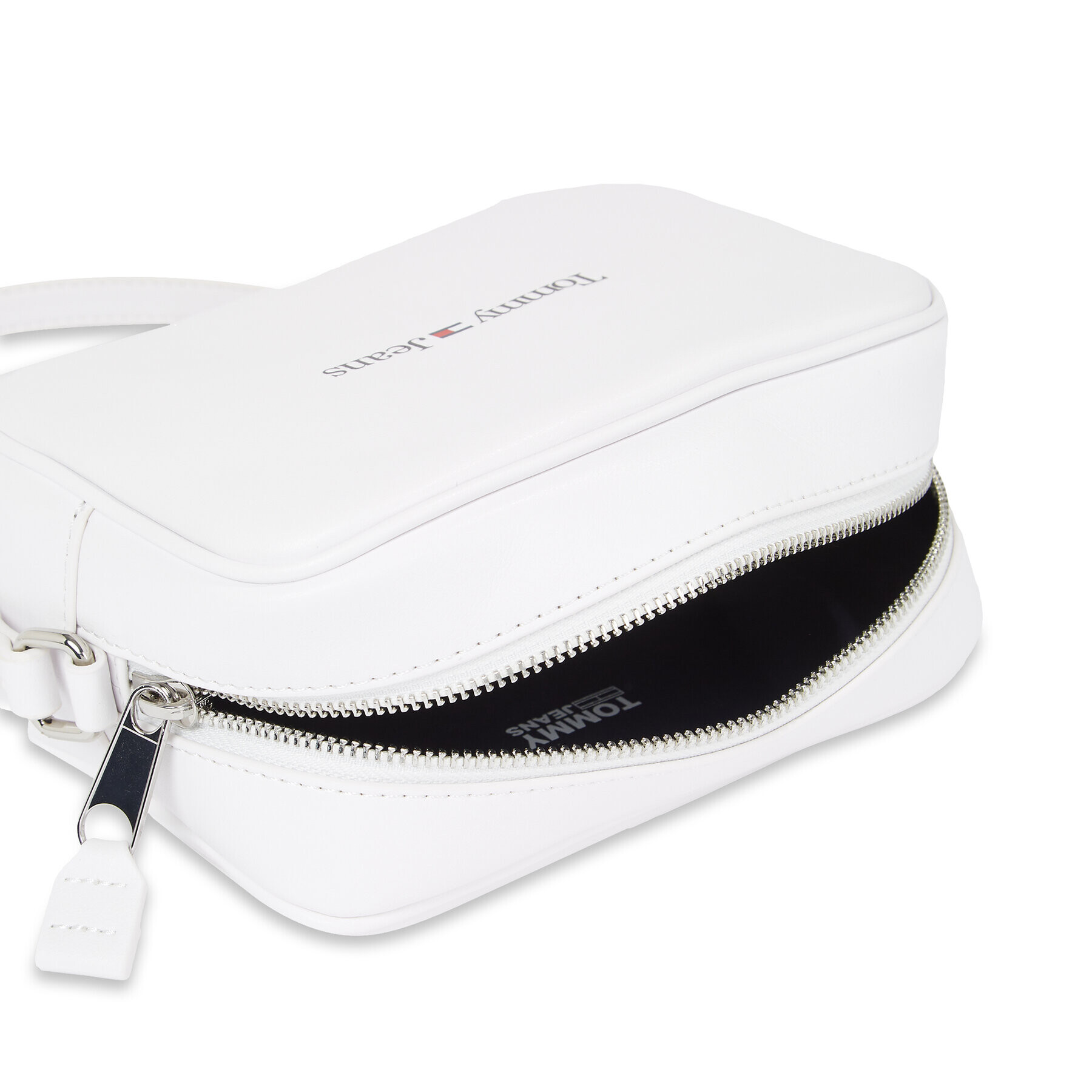 Tommy Jeans Дамска чанта Camera bag AW0AW15029 Бял - Pepit.bg