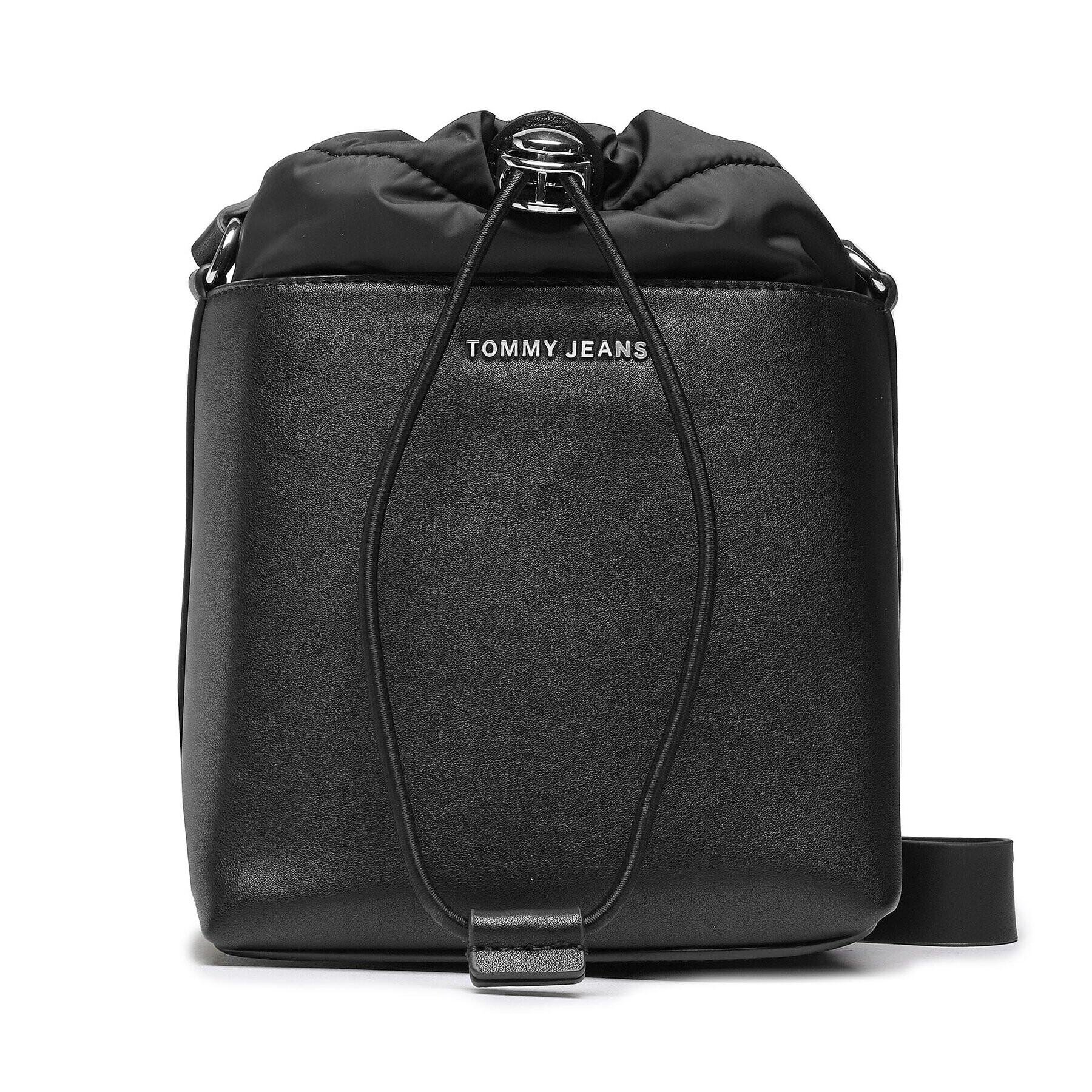 Tommy Jeans Дамска чанта Tjw Academia Bucket Bag AW0AW12545 Черен - Pepit.bg