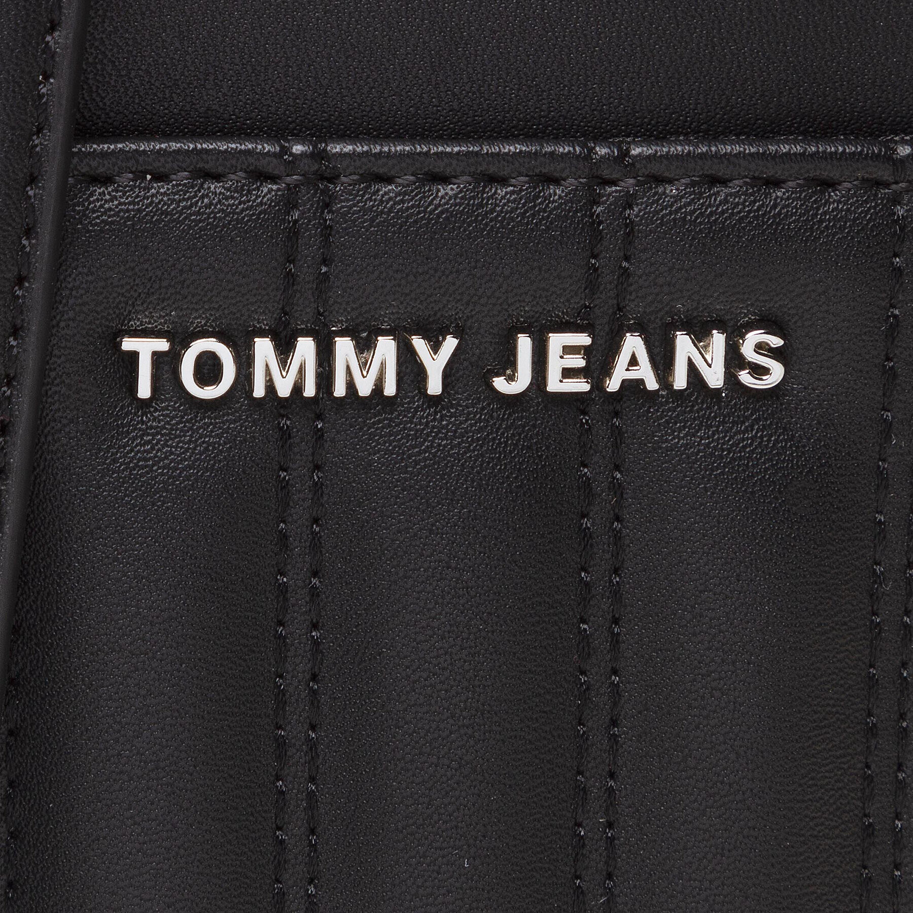 Tommy Jeans Дамска чанта Tjw Femme Pu Phone Pouch Quilt AW0AW11646 Черен - Pepit.bg