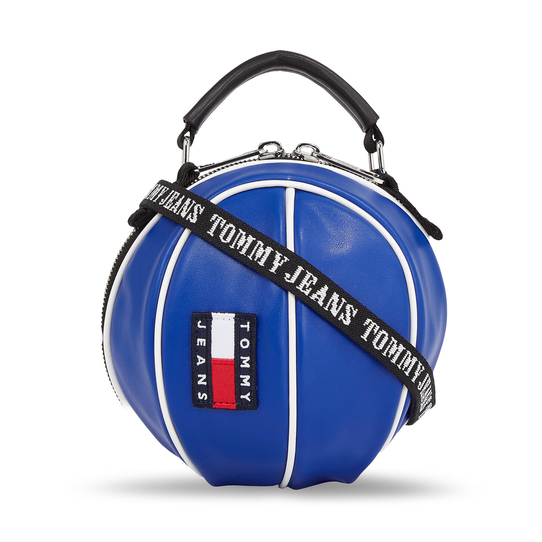 Tommy Jeans Дамска чанта Tjw Heritage B. Ball Bag AW0AW15407 Тъмносин - Pepit.bg