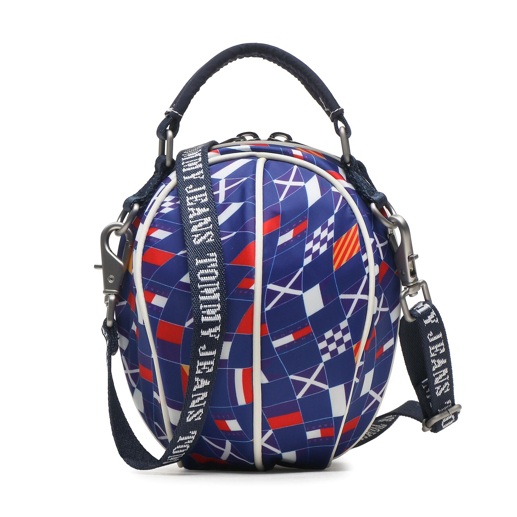 Tommy Jeans Дамска чанта Tjw Heritage Ball Flag Print AW0AW15175 Тъмносин - Pepit.bg