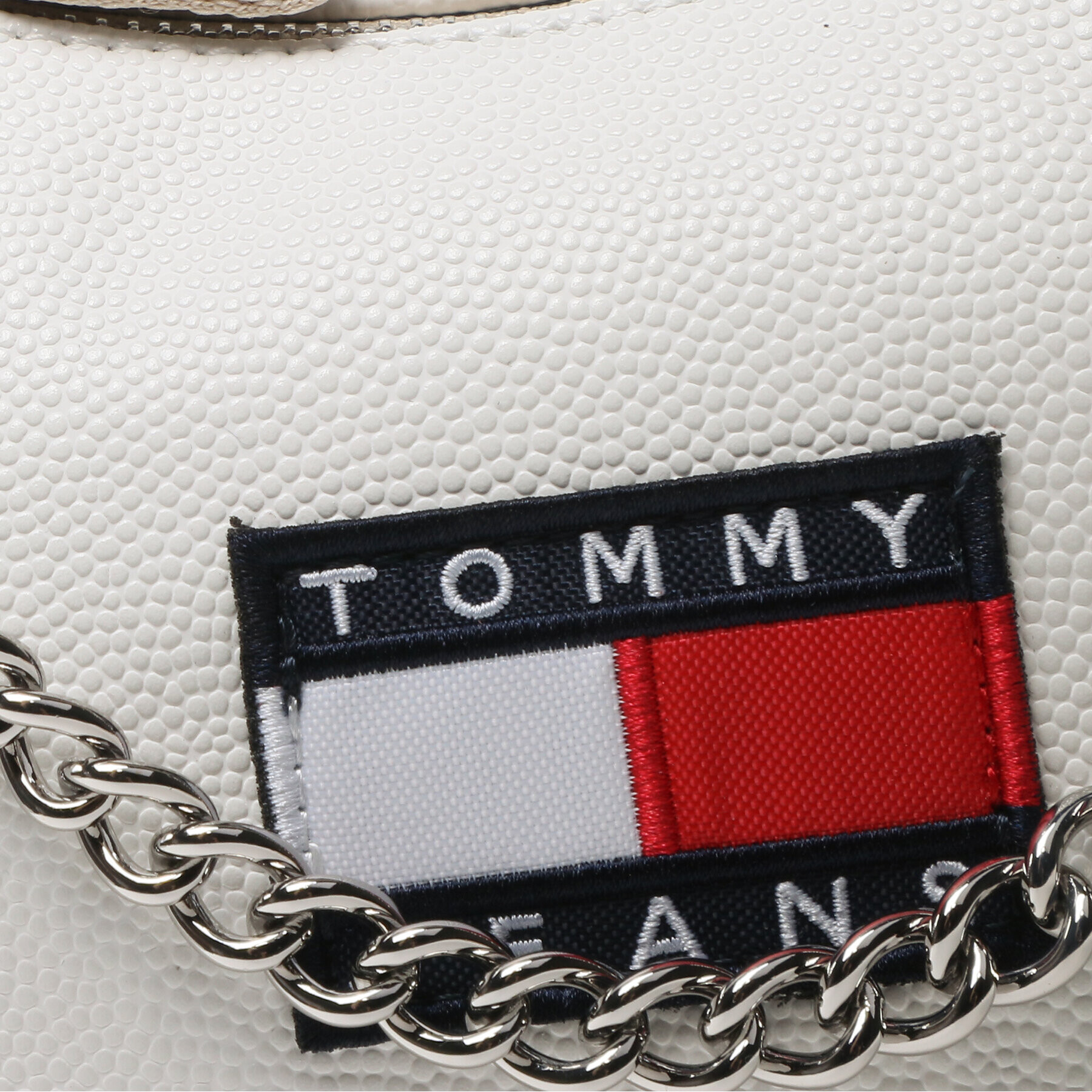 Tommy Jeans Дамска чанта Tjw Heritage Shoulder Bag AW0AW14570 Бял - Pepit.bg