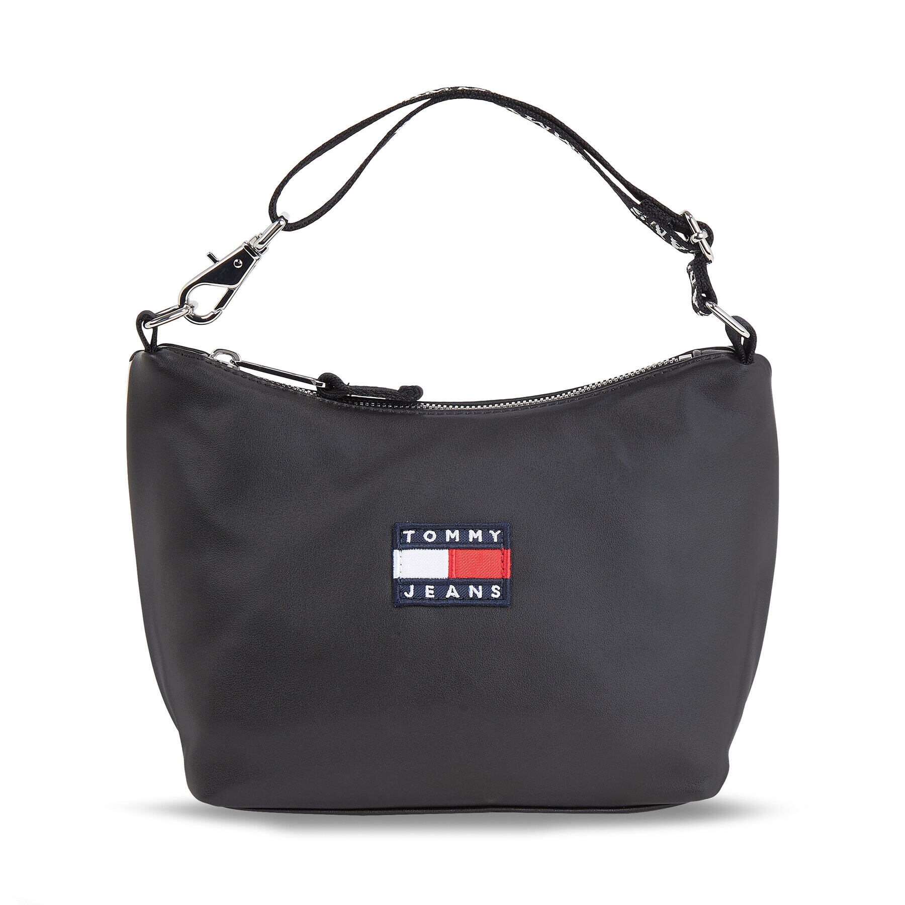 Tommy Jeans Дамска чанта Tjw Heritage Shoulder Bag AW0AW15409 Черен - Pepit.bg