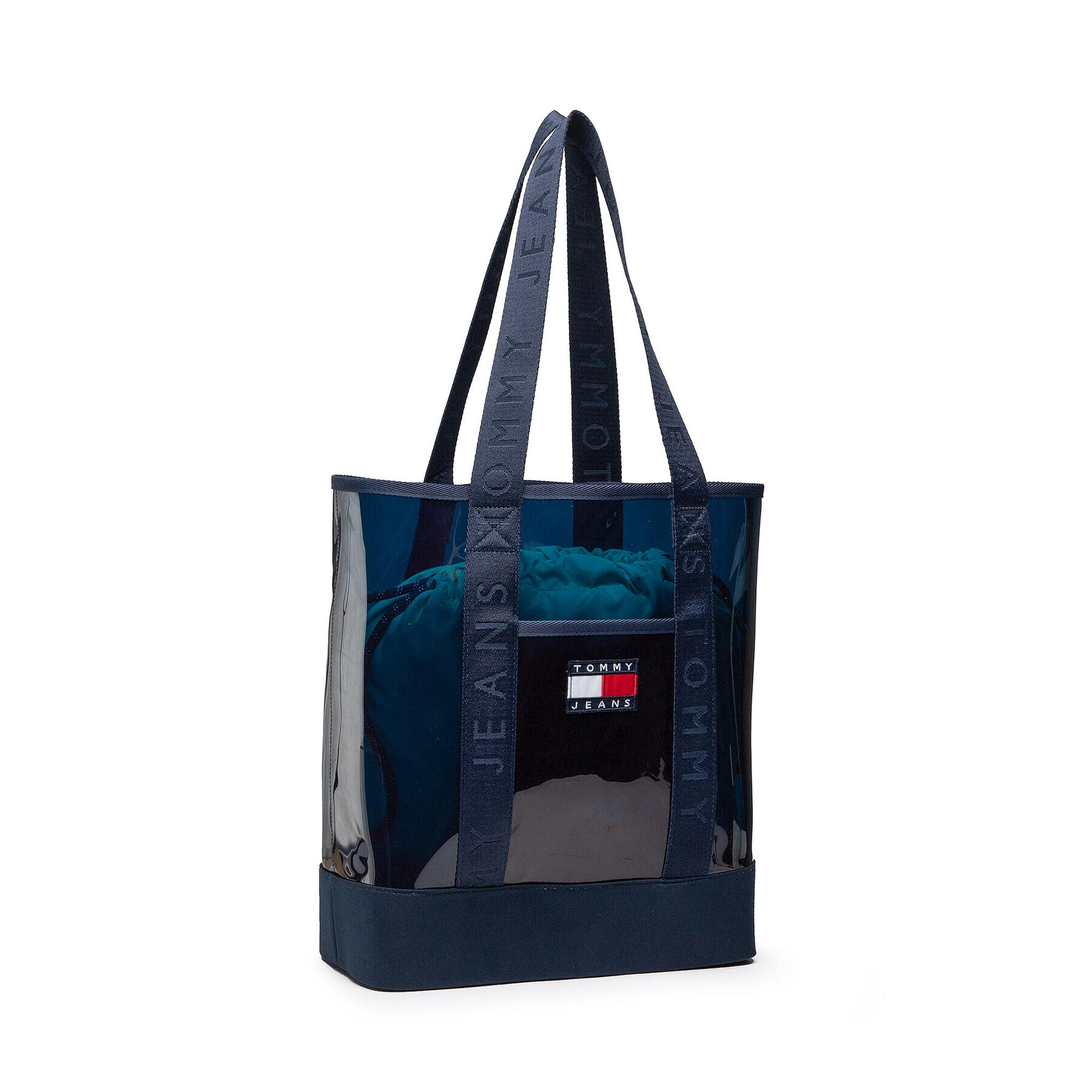 Tommy Jeans Дамска чанта Tjw Heritage Summer Tote AW0AW11638 Тъмносин - Pepit.bg