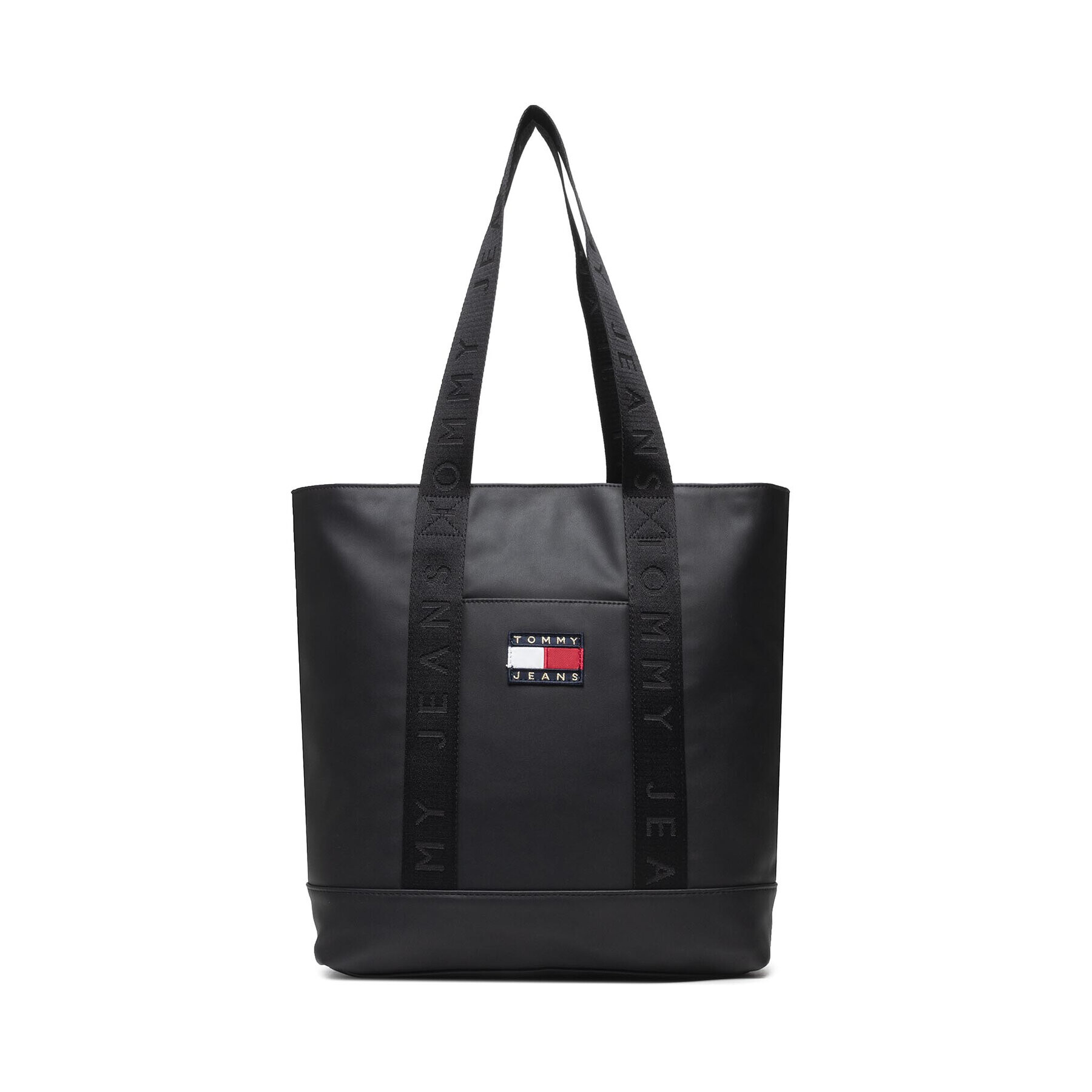 Tommy Jeans Дамска чанта Tjw Heritage Tote AW0AW11122 Черен - Pepit.bg