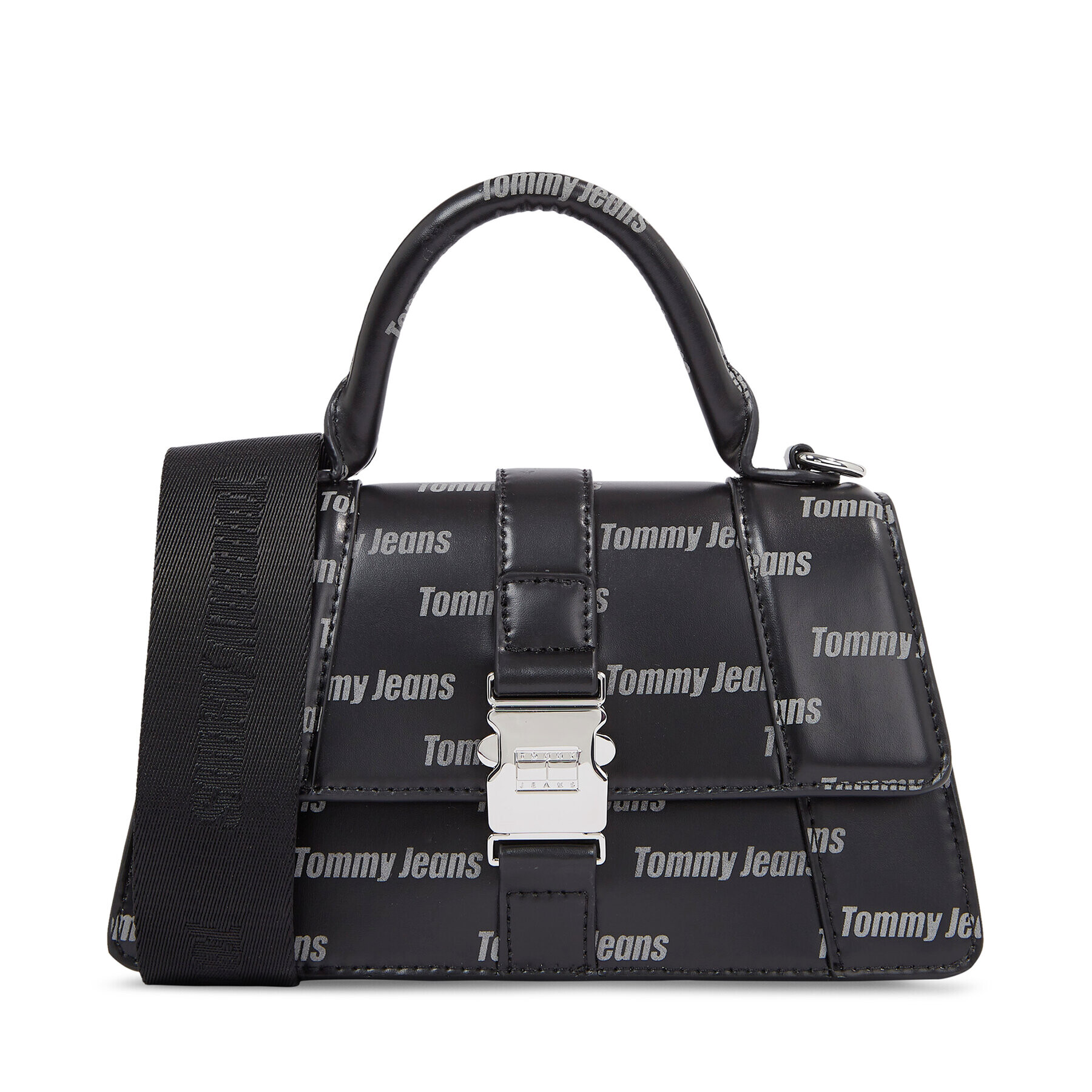 Tommy Jeans Дамска чанта Tjw Item Crossover Print AW0AW15650 Черен - Pepit.bg